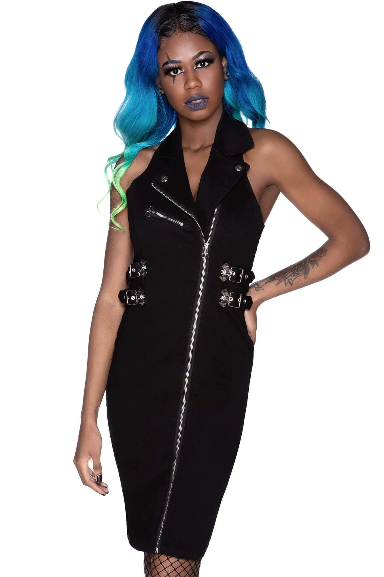 Anti-Club Moto Dress