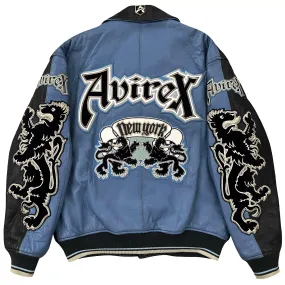 Avirex Lions Leather Varsity Jacket