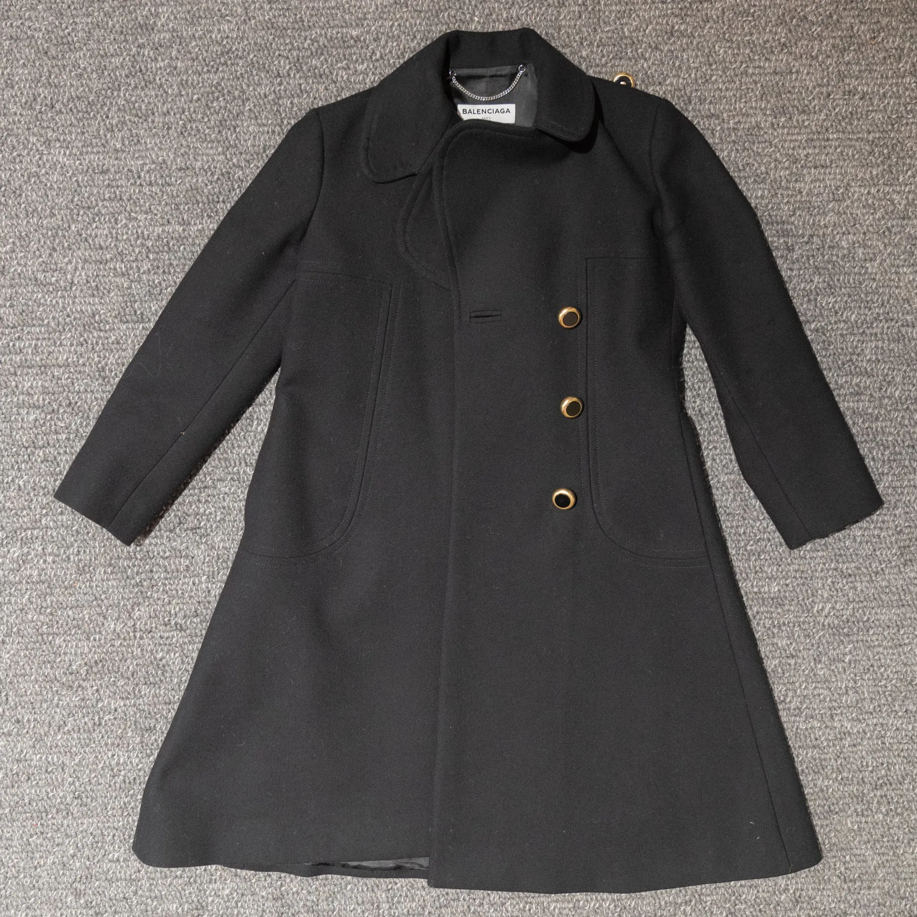 Balenciaga wool coat