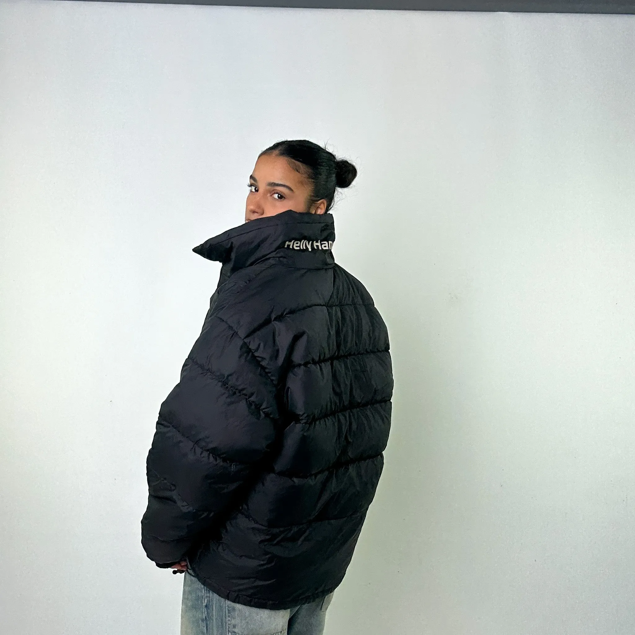 Black 90s Helly Hansen / Reverisible Puffer Jacket Coat (L)