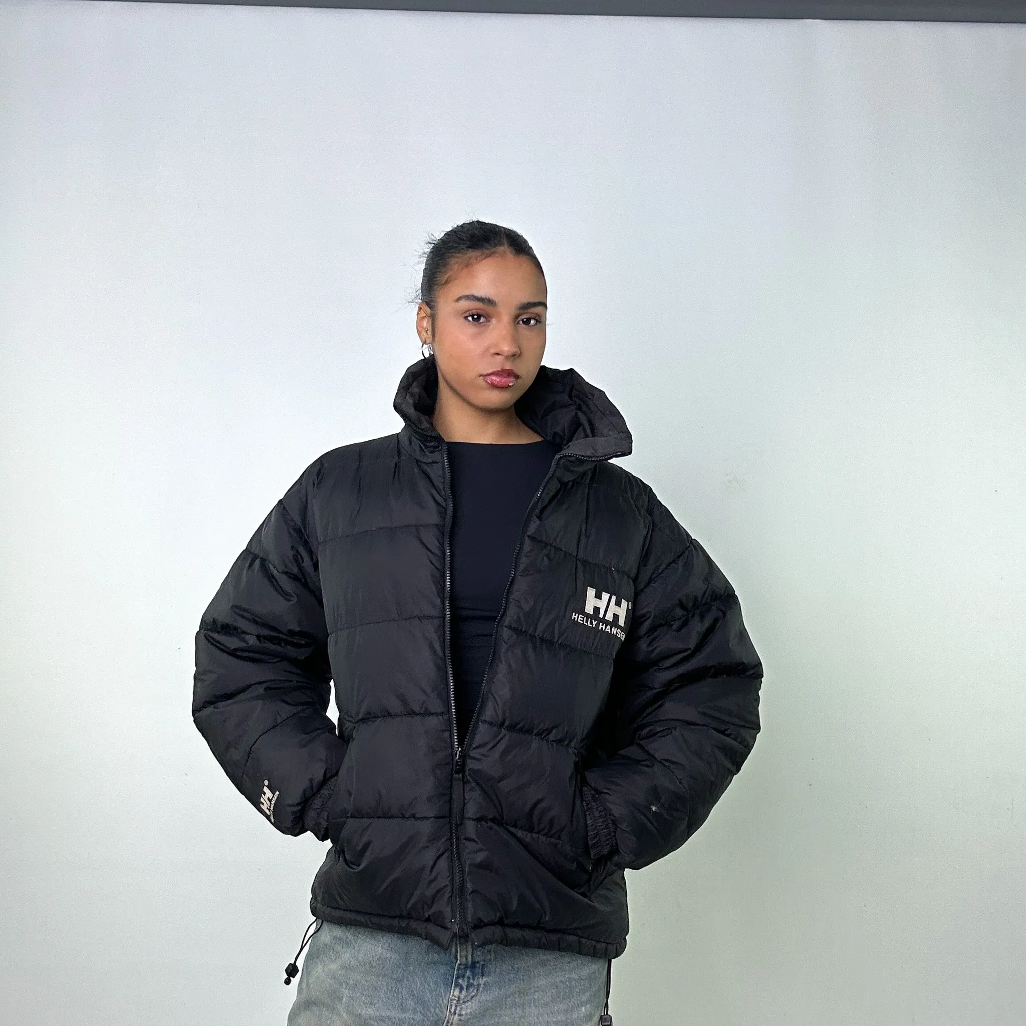 Black 90s Helly Hansen / Reverisible Puffer Jacket Coat (L)