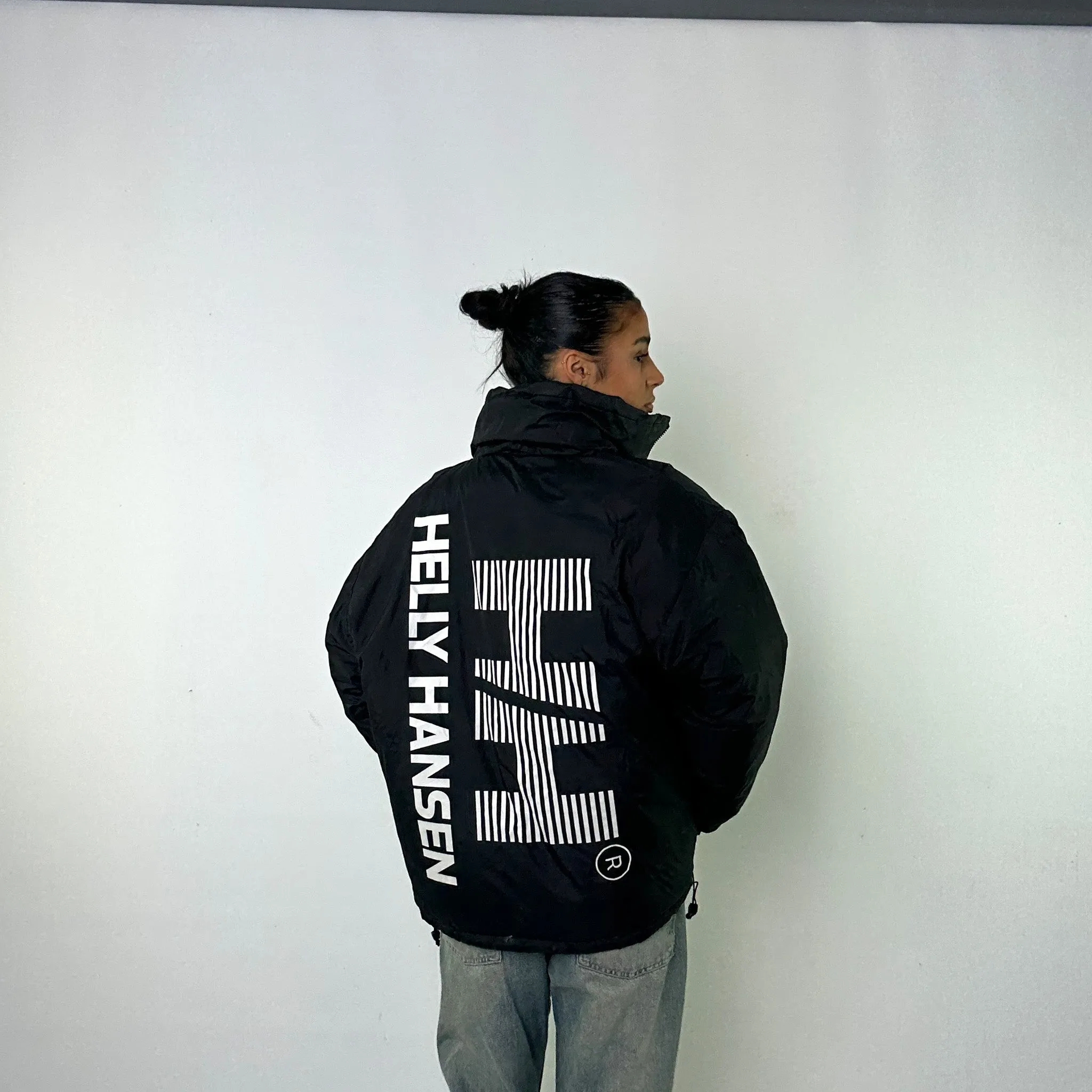 Black 90s Helly Hansen / Reverisible Puffer Jacket Coat (L)