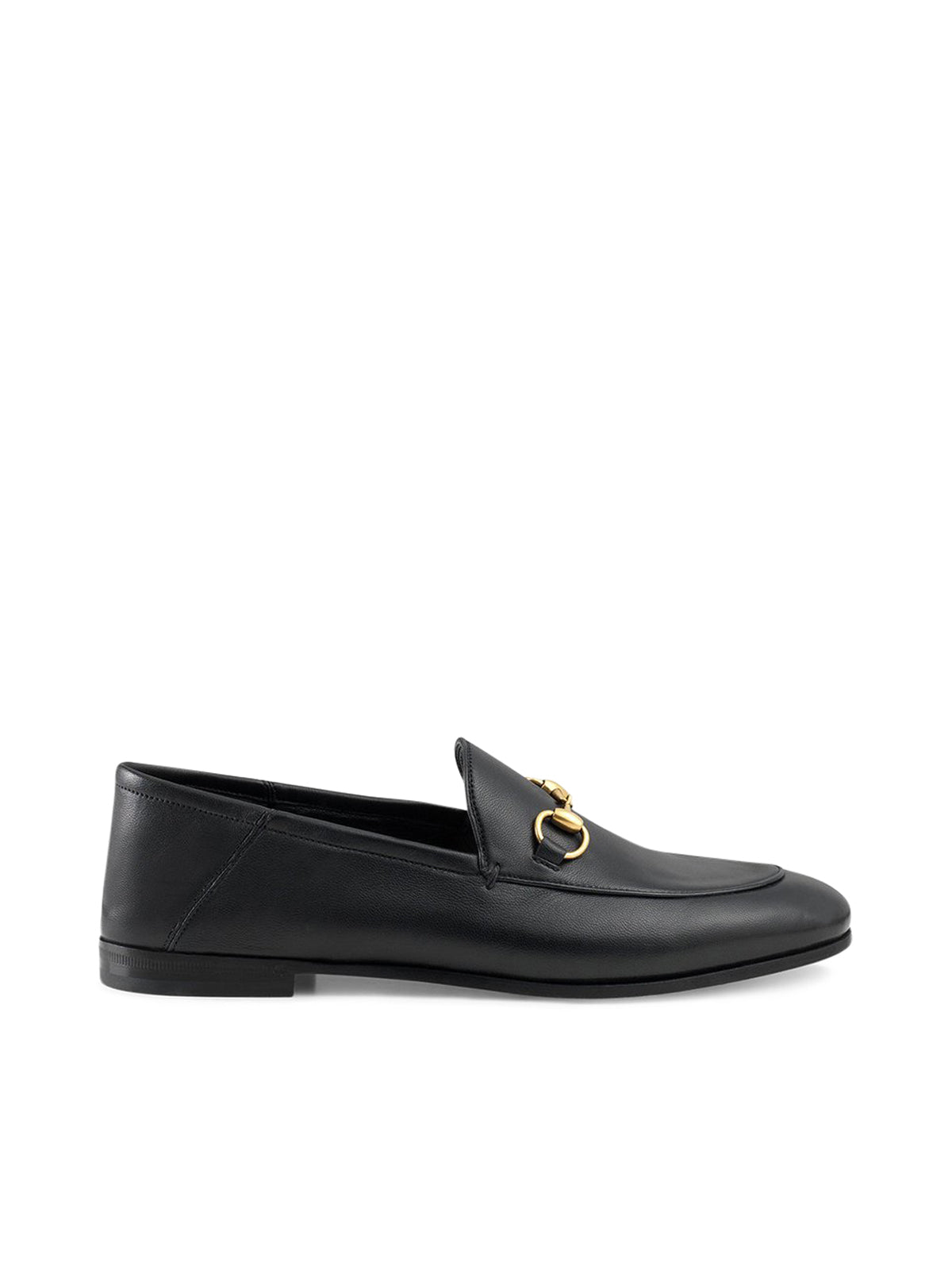 black Brixton Horsebit leather loafers