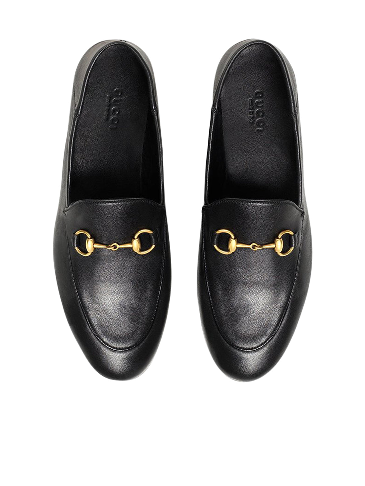 black Brixton Horsebit leather loafers