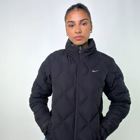 Black y2ks NIKE Puffer Jacket Coat (M)