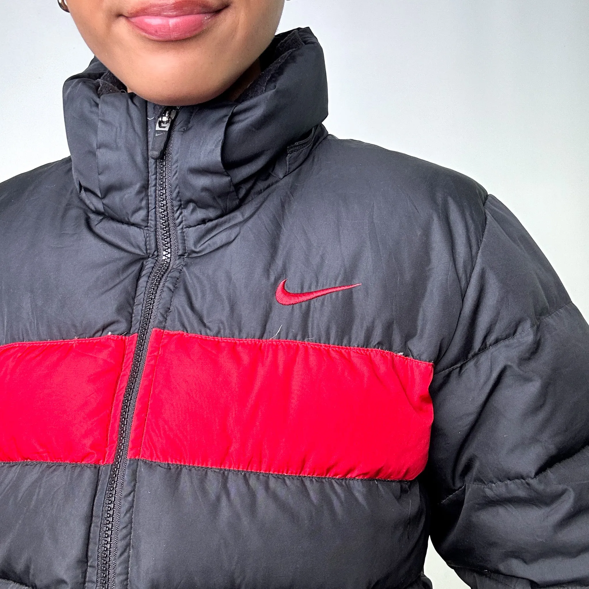 Black y2ks NIKE Storm-fit Puffer Jacket Coat (S)