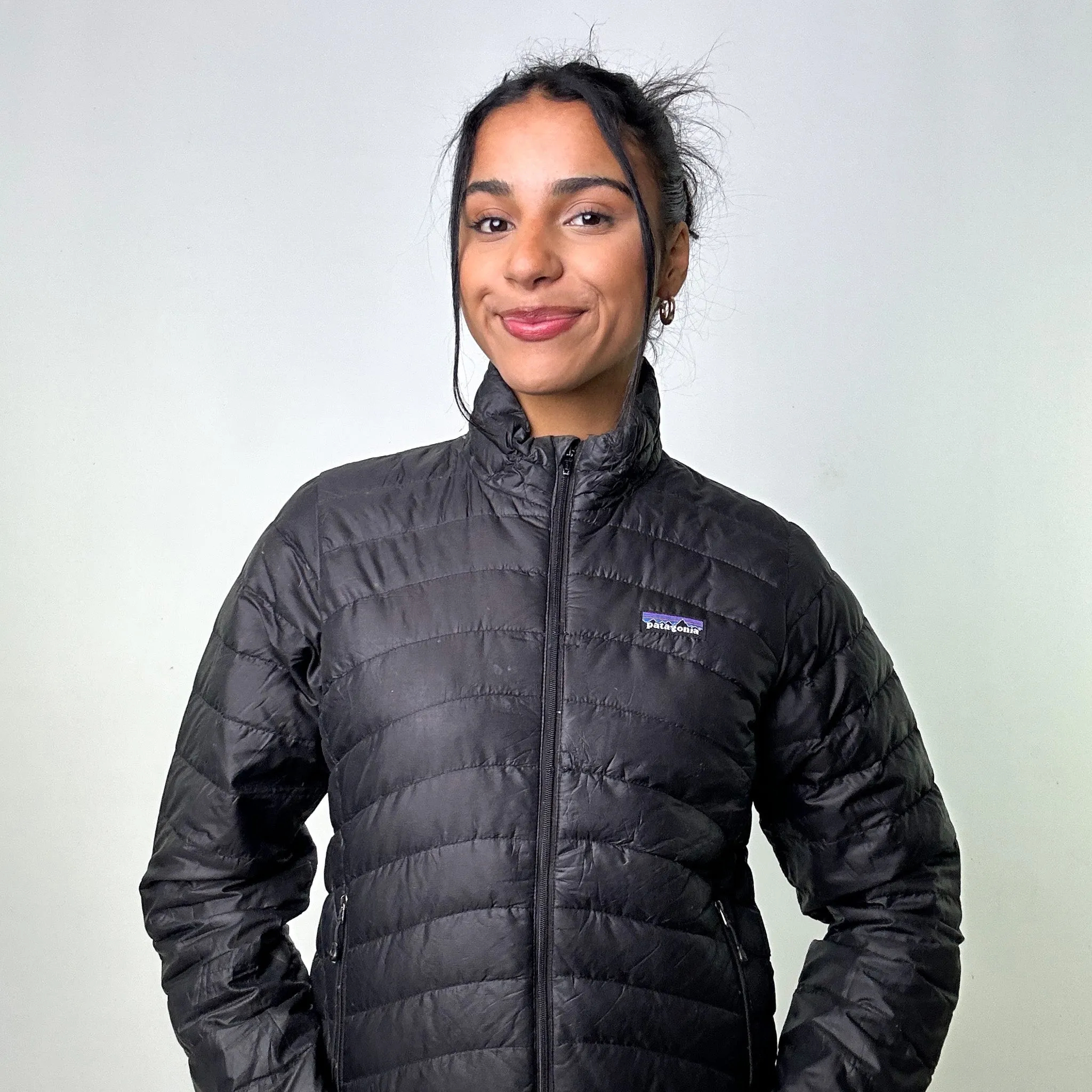 Black y2ks Patagonia Puffer Jacket Coat (S)