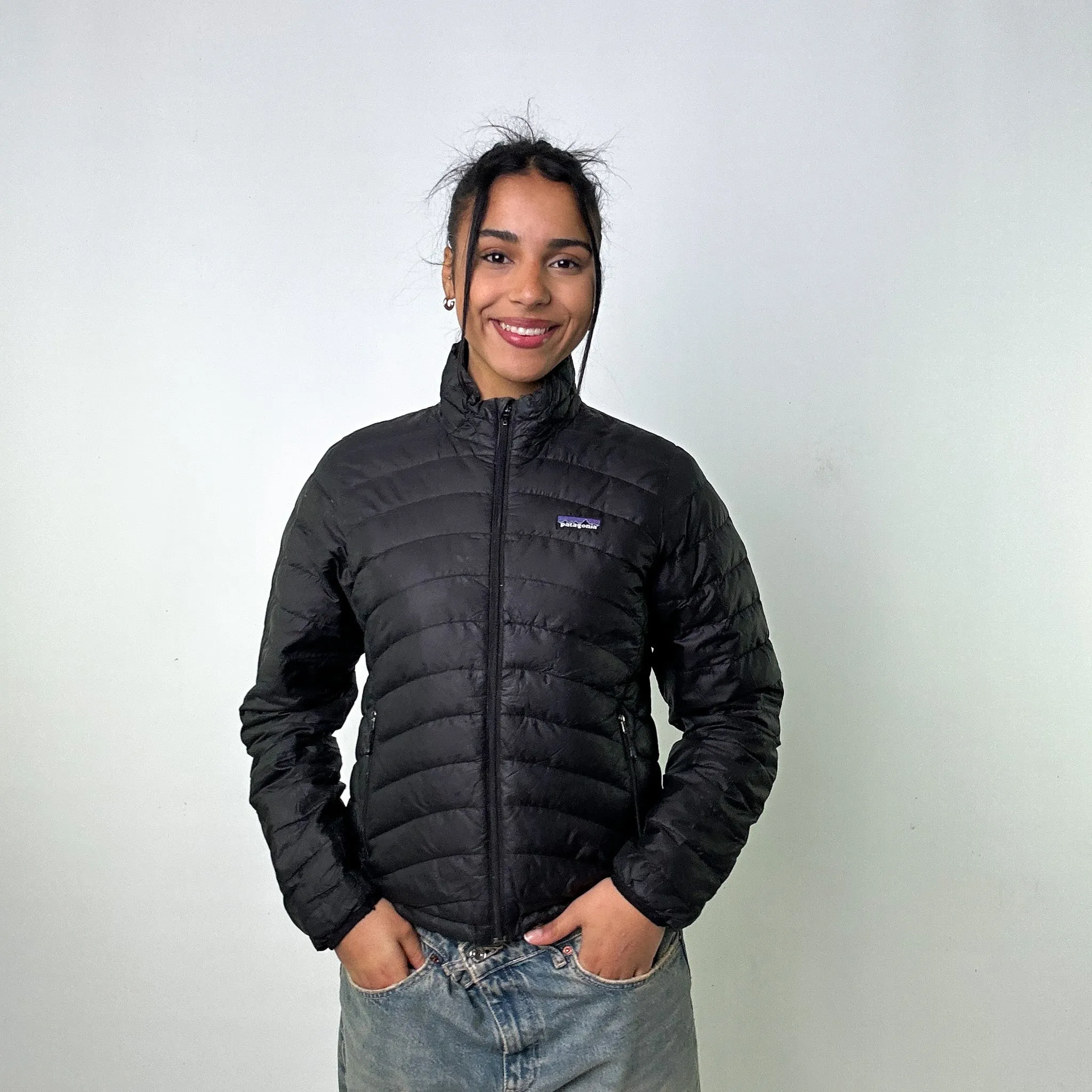 Black y2ks Patagonia Puffer Jacket Coat (S)