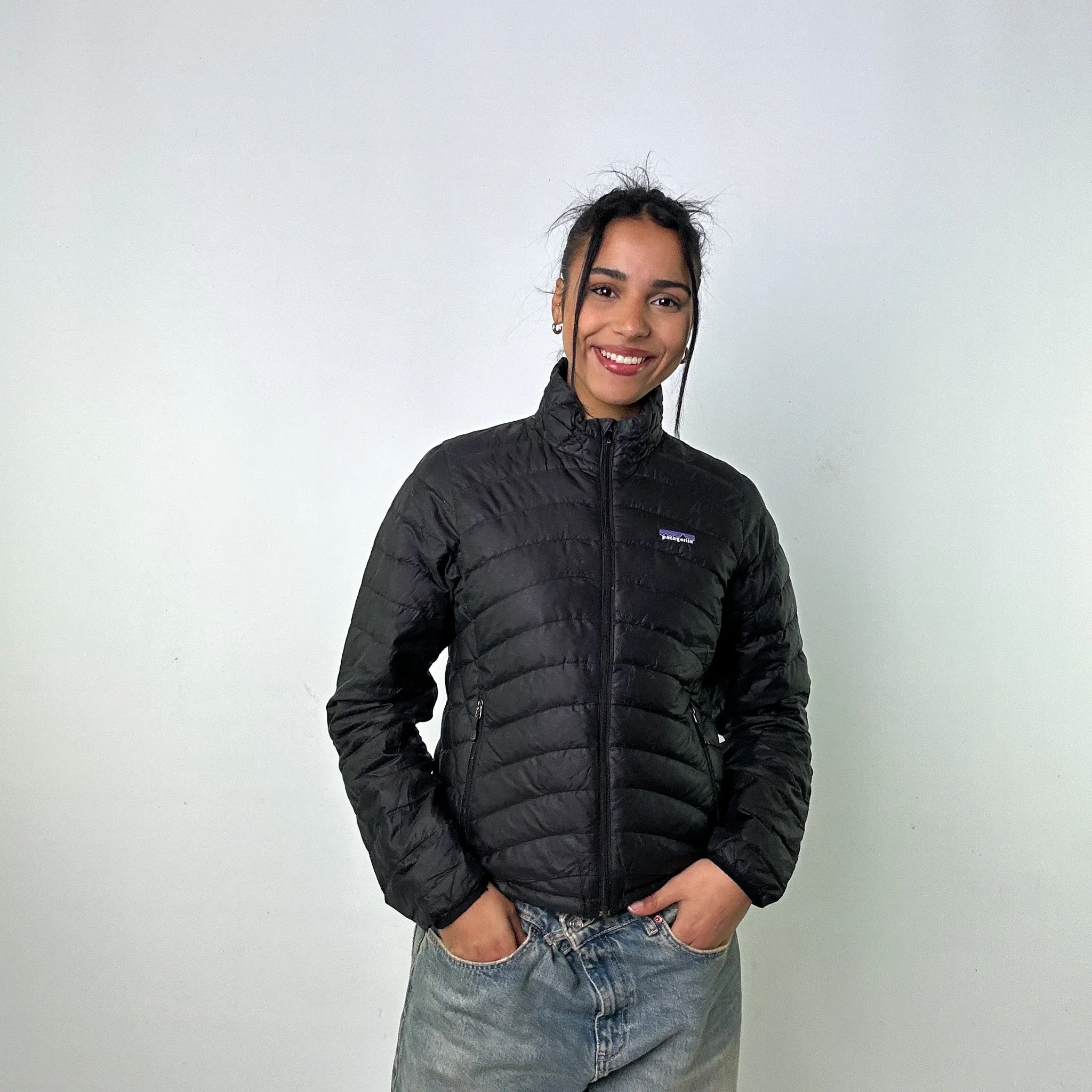 Black y2ks Patagonia Puffer Jacket Coat (S)