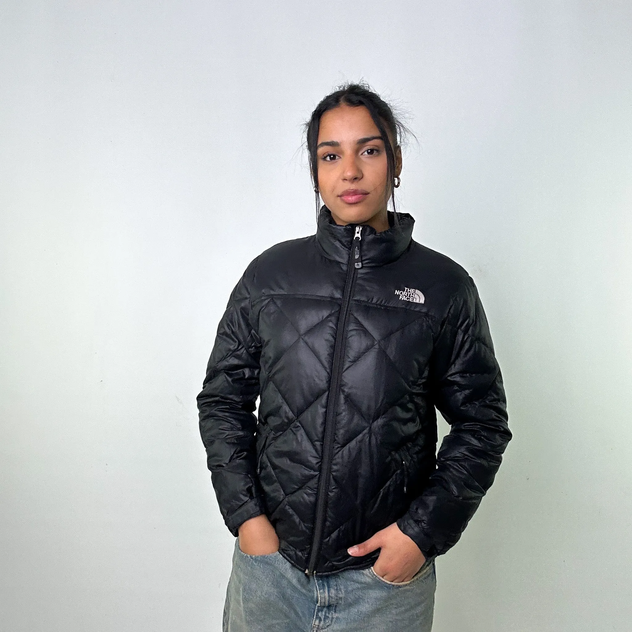 Black y2ks The North Face 550 Series Puffer Jacket Coat (M)