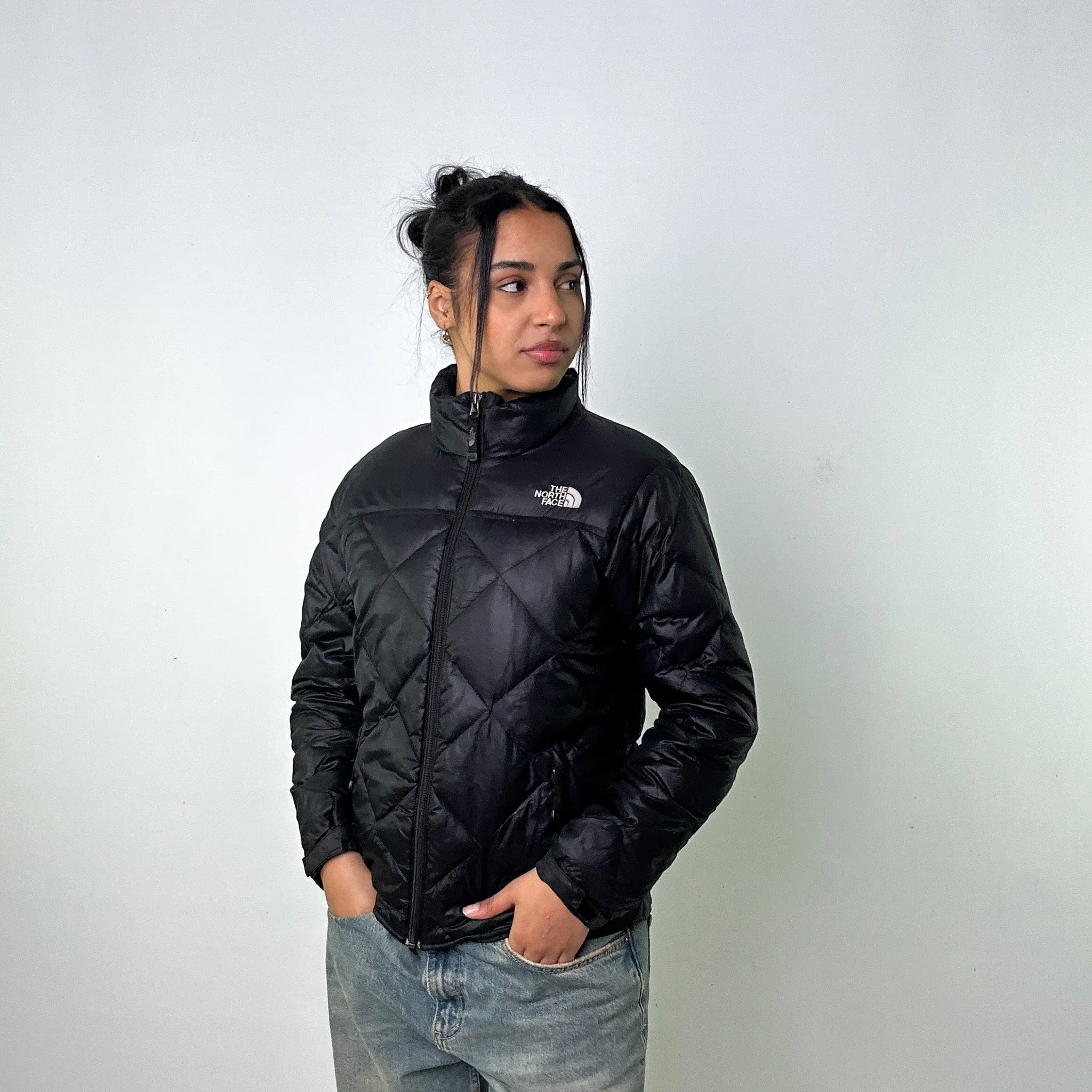 Black y2ks The North Face 550 Series Puffer Jacket Coat (M)