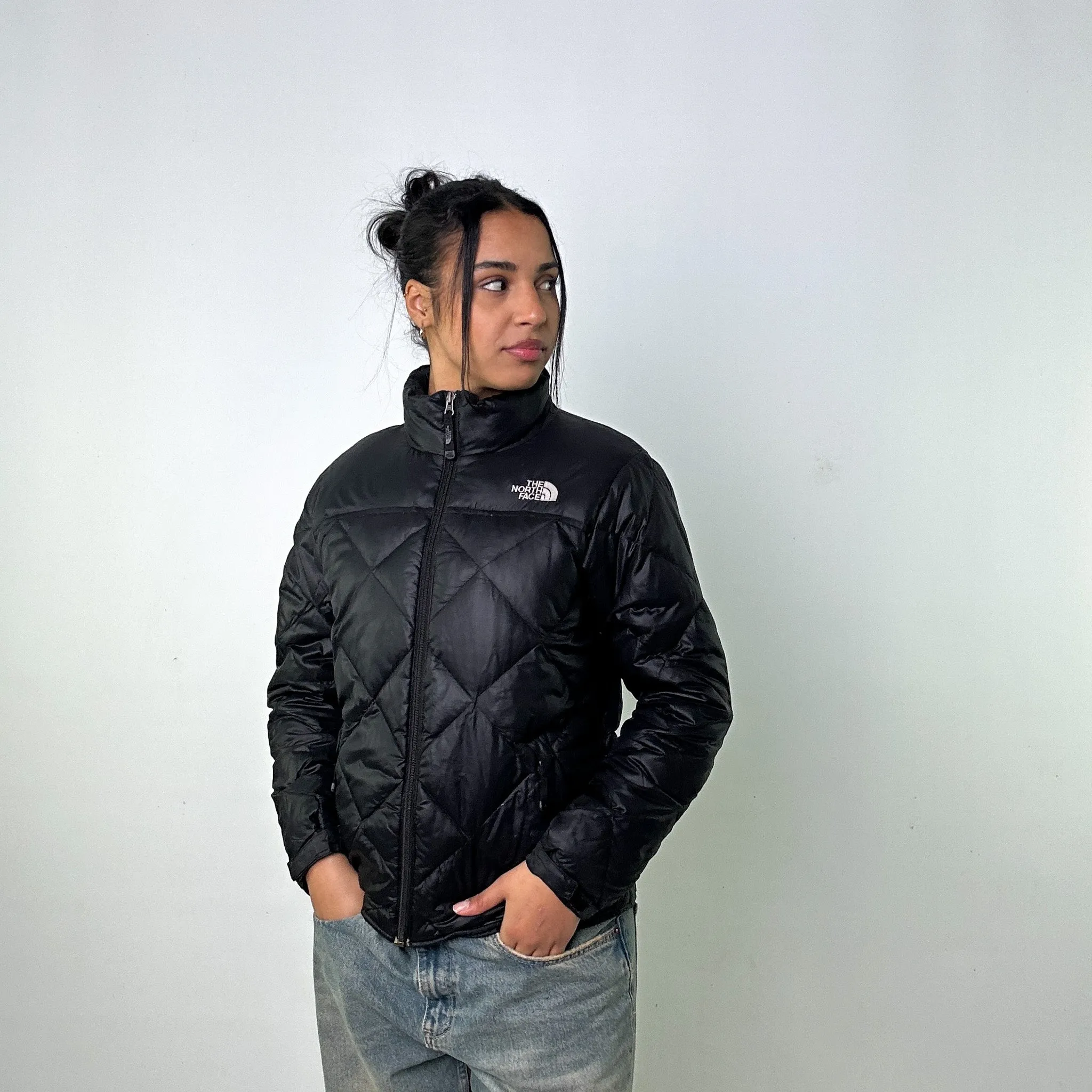 Black y2ks The North Face 550 Series Puffer Jacket Coat (M)