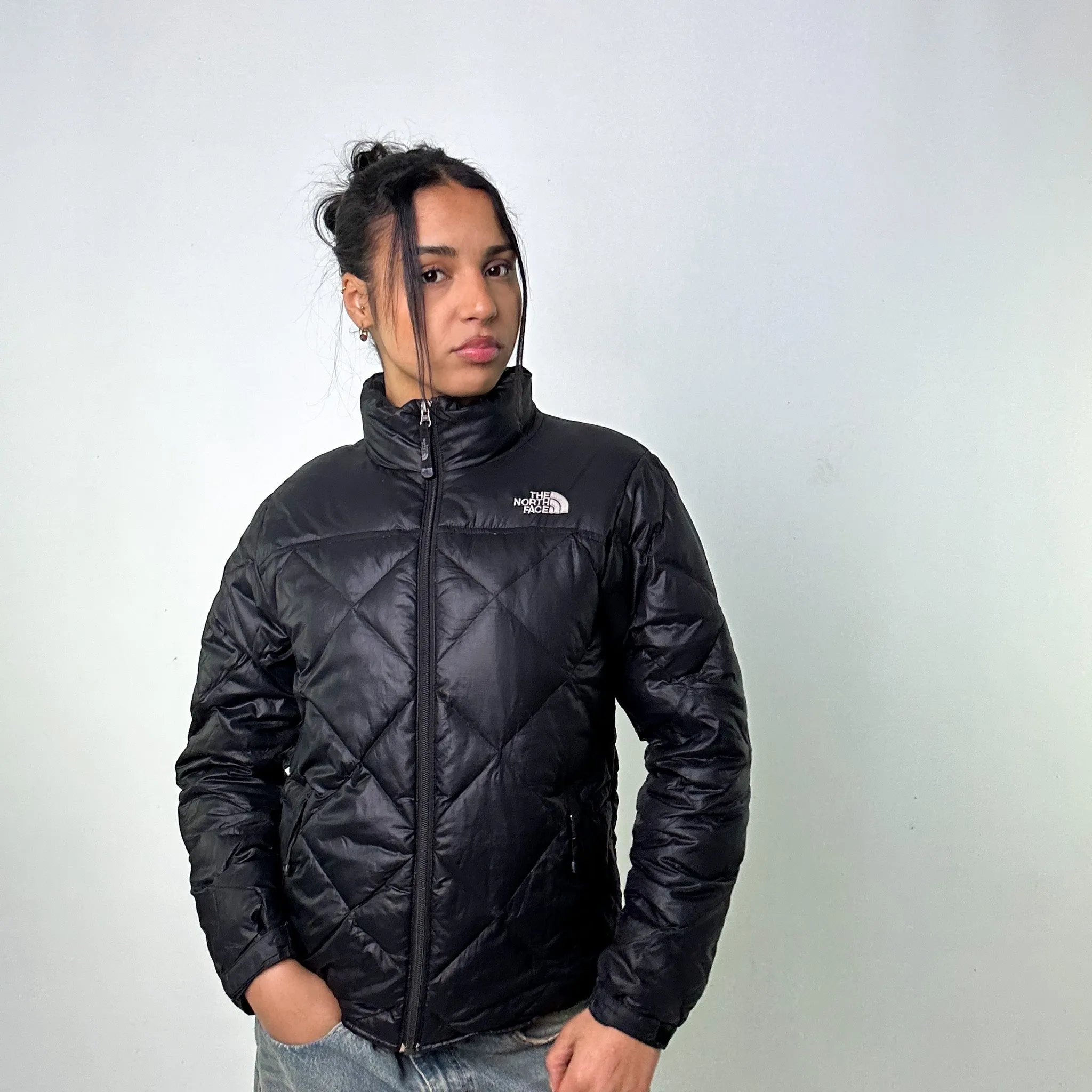 Black y2ks The North Face 550 Series Puffer Jacket Coat (M)