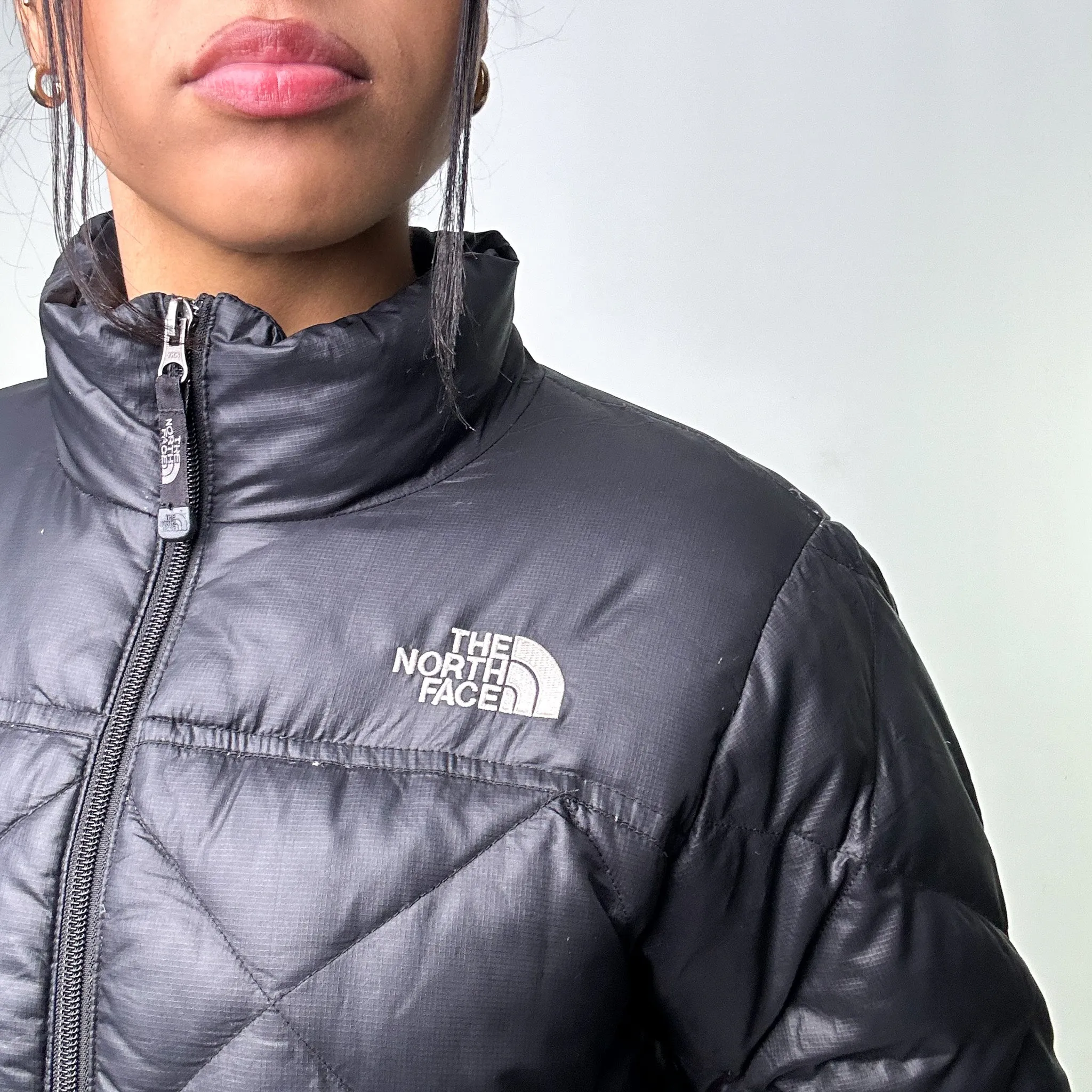 Black y2ks The North Face 550 Series Puffer Jacket Coat (M)