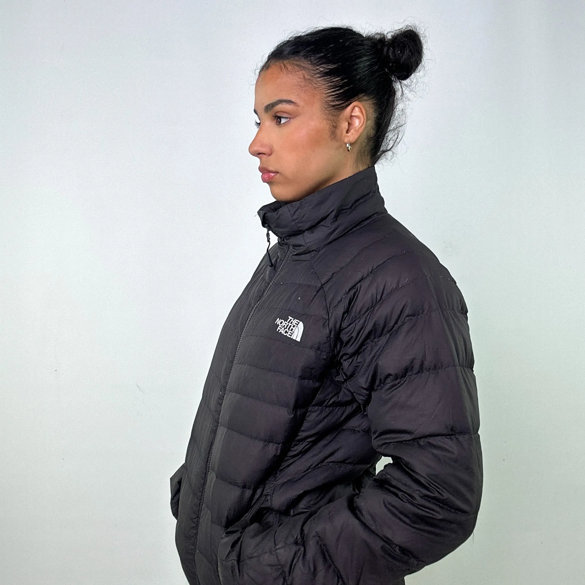 Black y2ks The North Face 550 Series Puffer Jacket Coat (S)