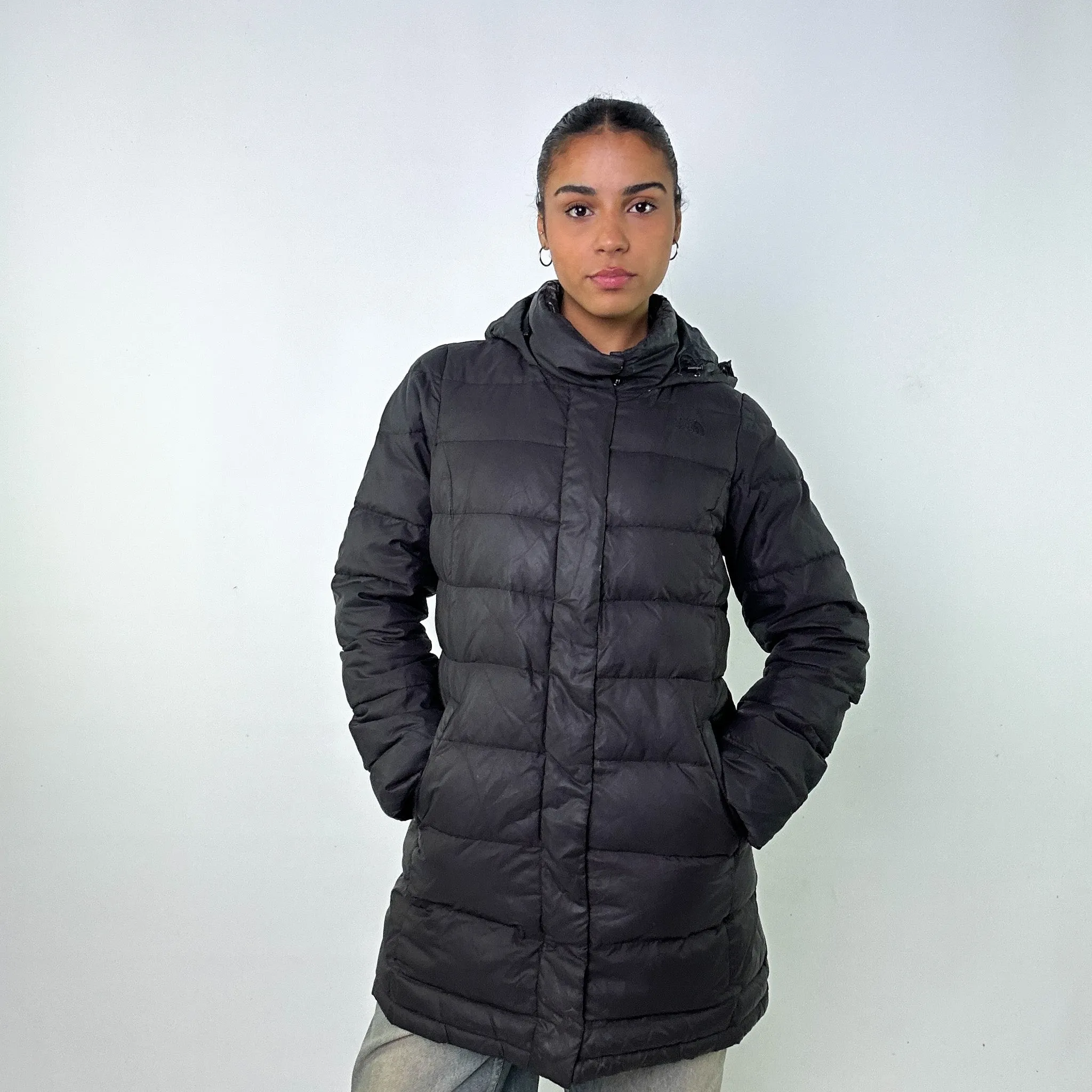 Black y2ks The North Face 600 Series Longline Puffer Jacket Coat (L)