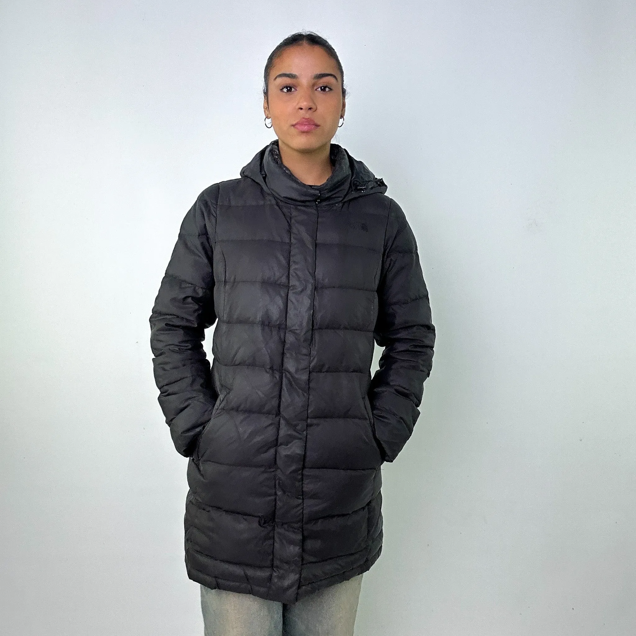 Black y2ks The North Face 600 Series Longline Puffer Jacket Coat (L)