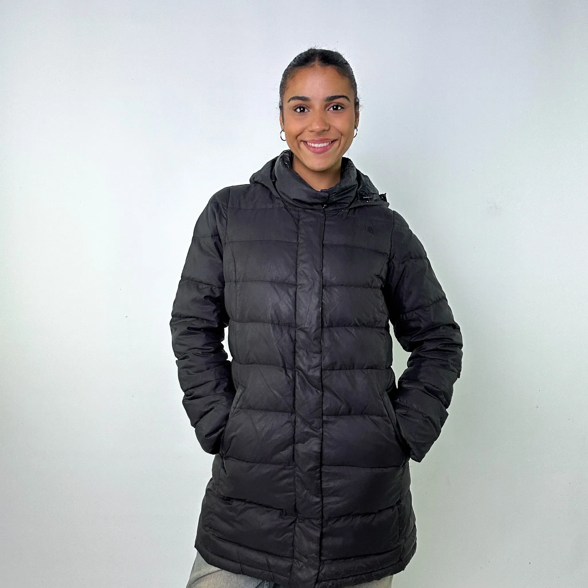 Black y2ks The North Face 600 Series Longline Puffer Jacket Coat (L)