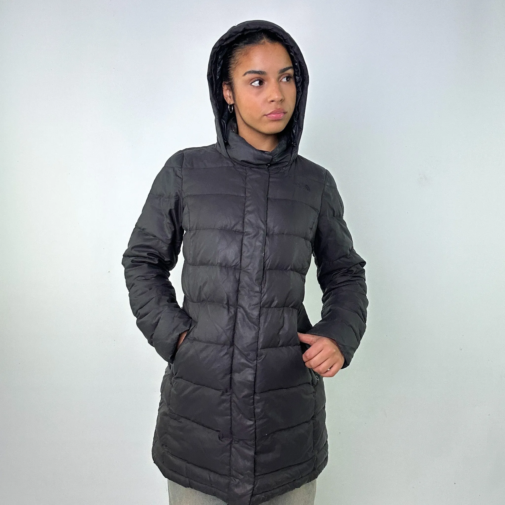 Black y2ks The North Face 600 Series Longline Puffer Jacket Coat (L)