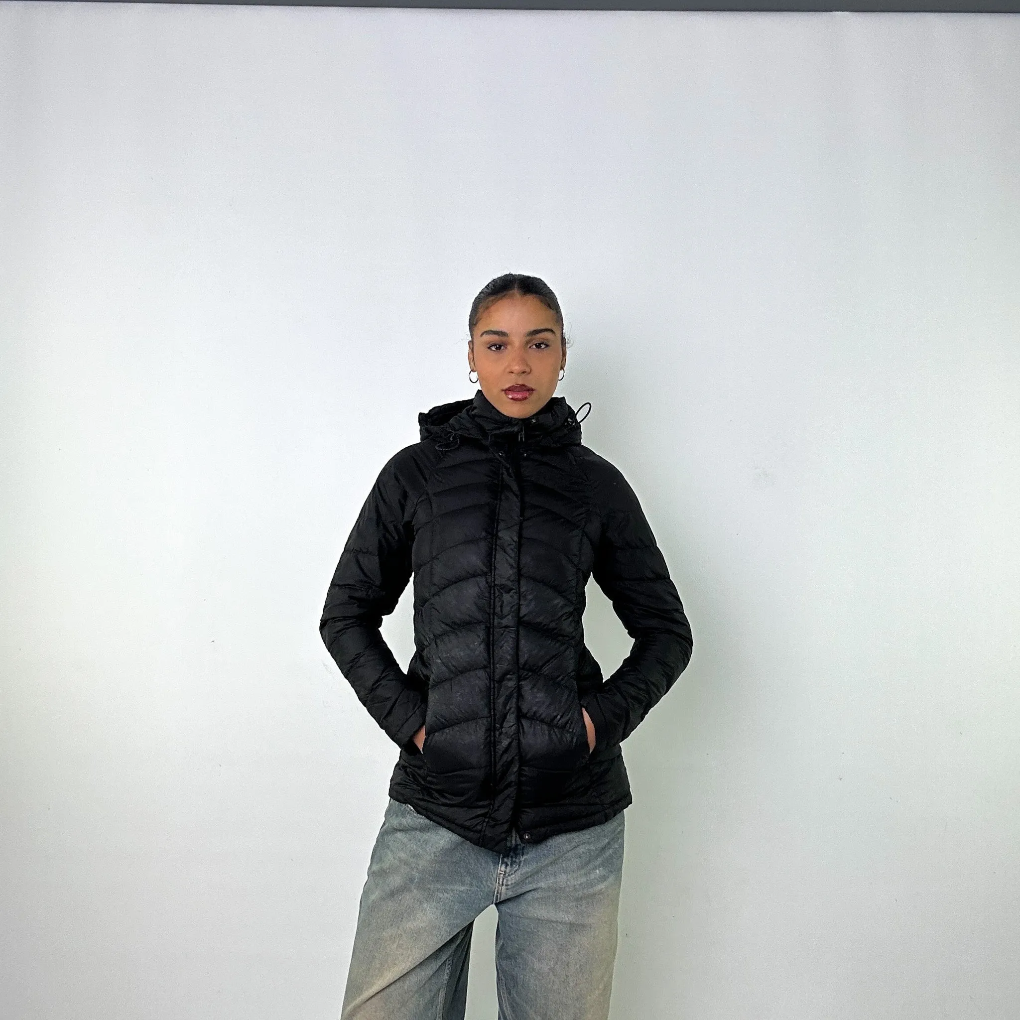 Black y2ks The North Face 600 Series Puffer Jacket Coat (XS)