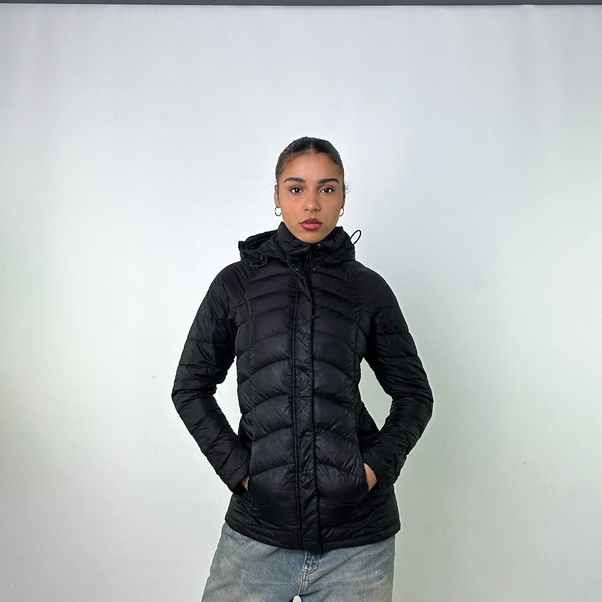 Black y2ks The North Face 600 Series Puffer Jacket Coat (XS)