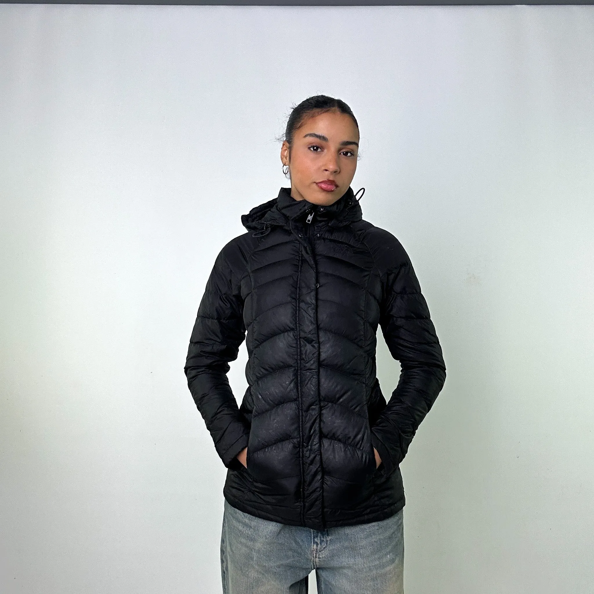 Black y2ks The North Face 600 Series Puffer Jacket Coat (XS)