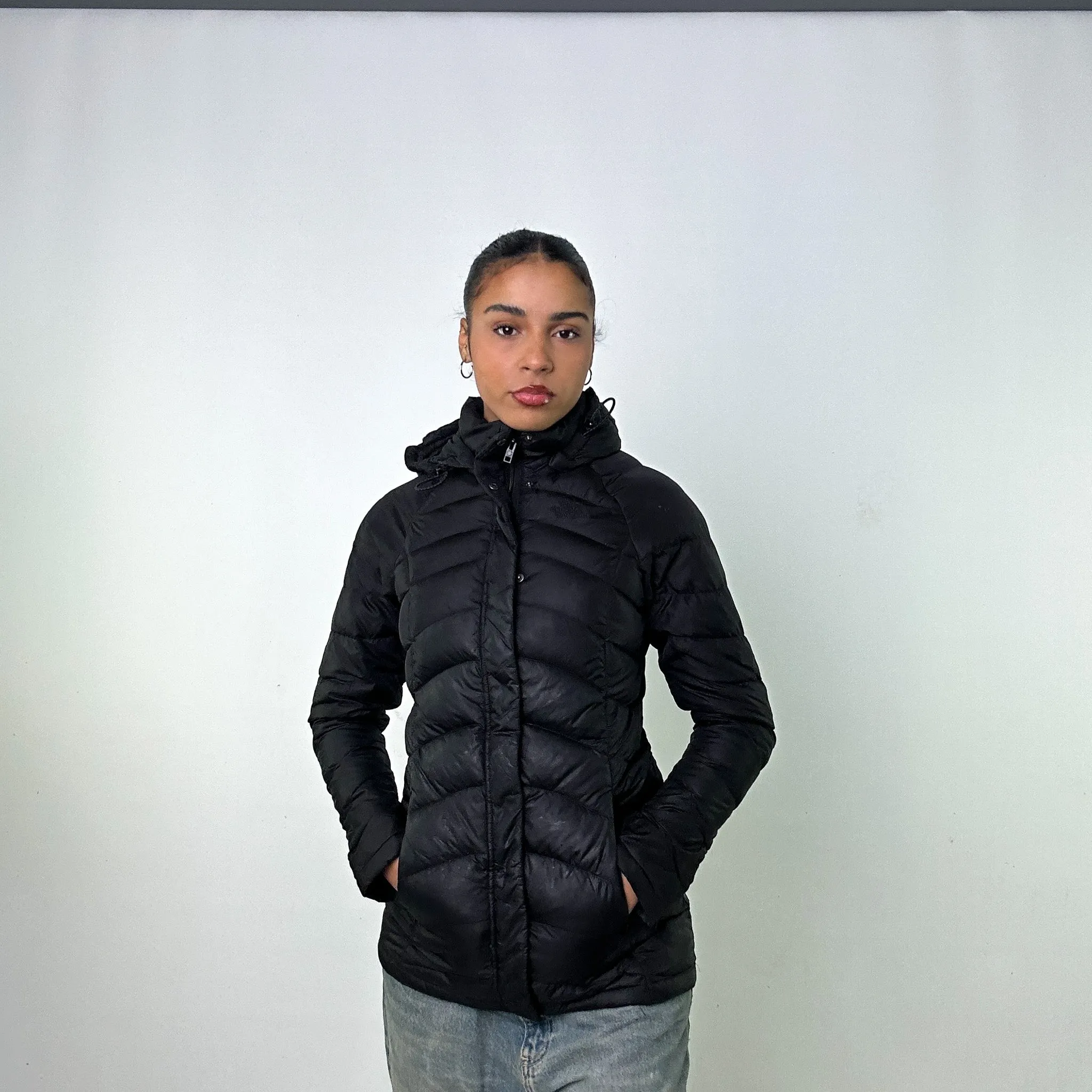 Black y2ks The North Face 600 Series Puffer Jacket Coat (XS)