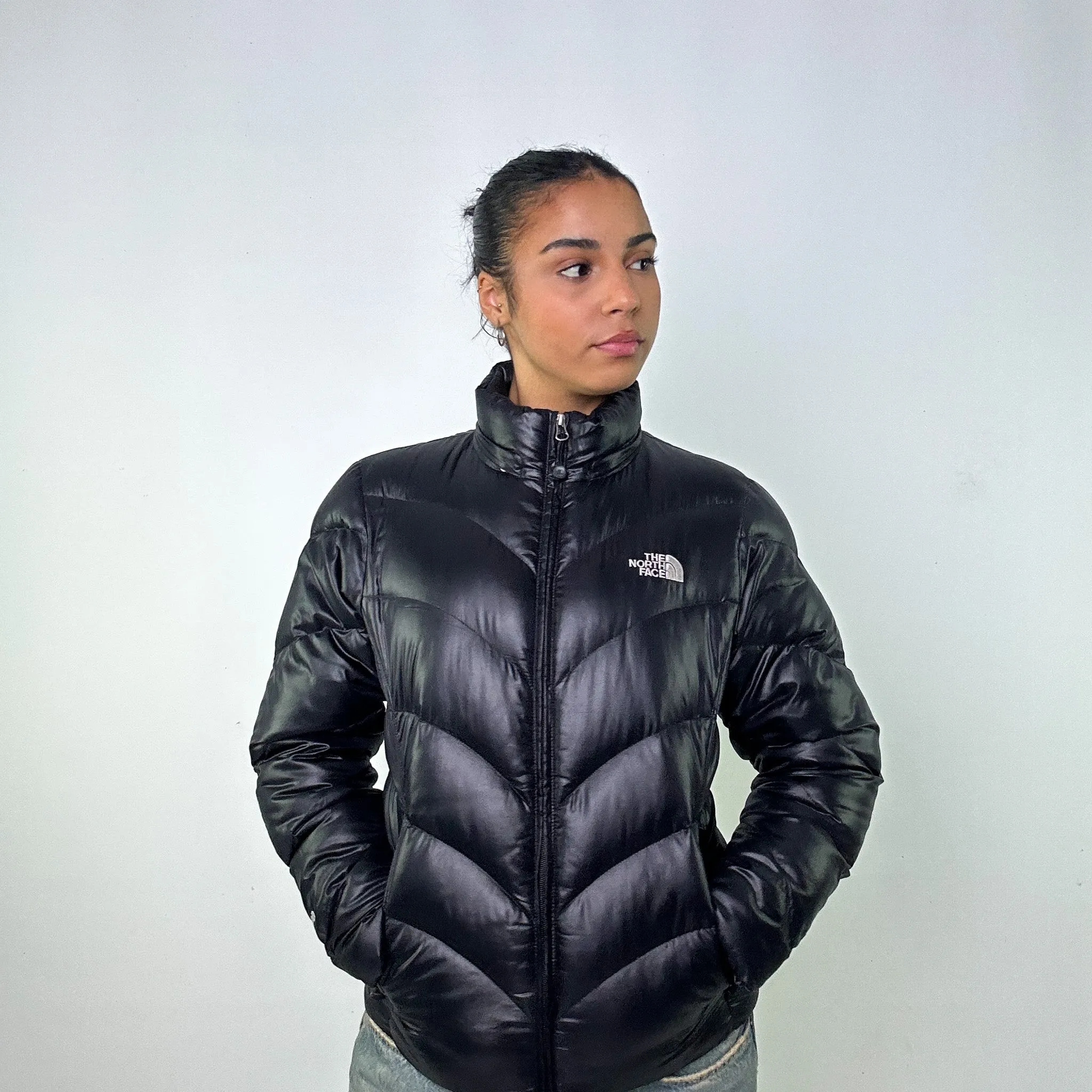 Black y2ks The North Face 700 Series Puffer Jacket Coat (XL)