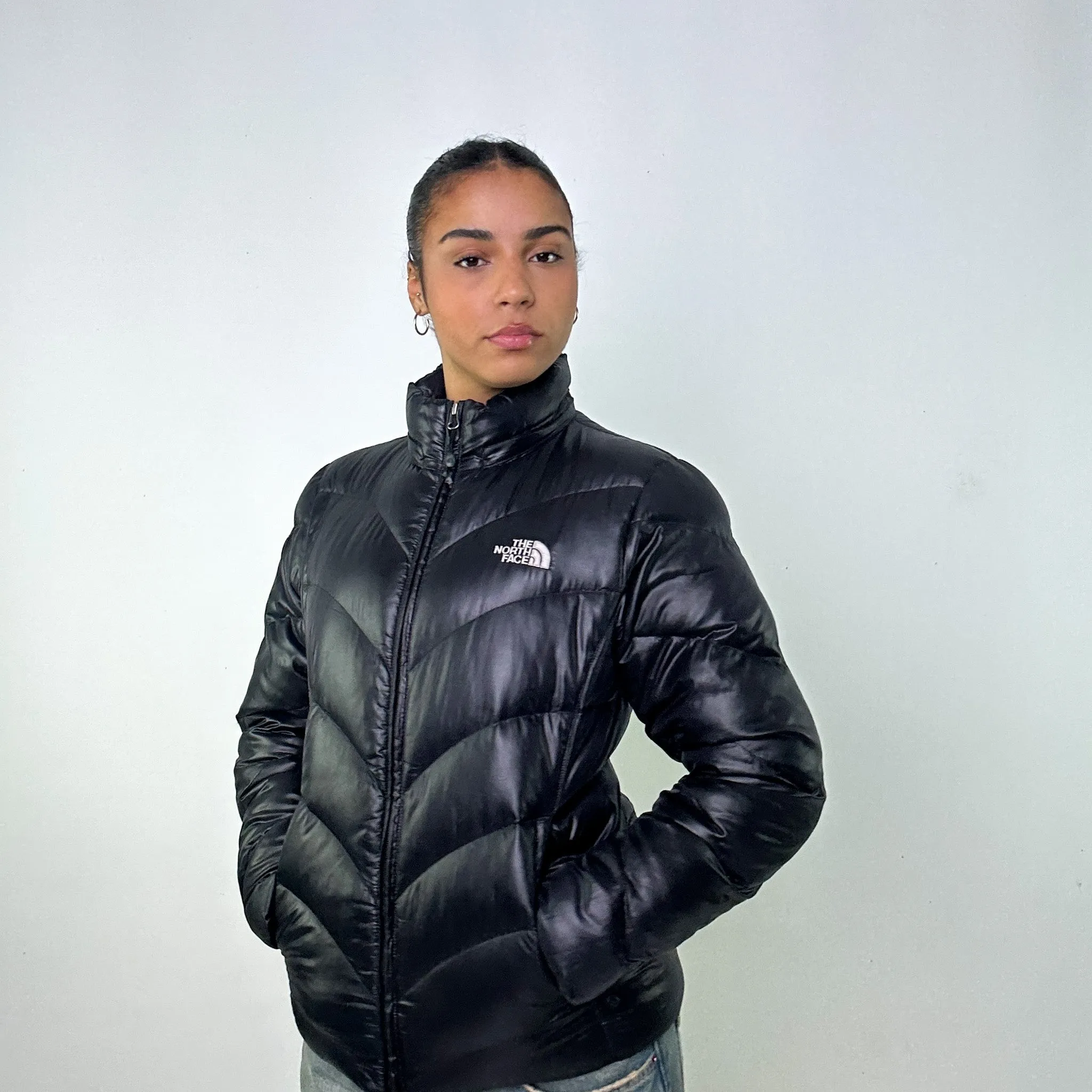 Black y2ks The North Face 700 Series Puffer Jacket Coat (XL)