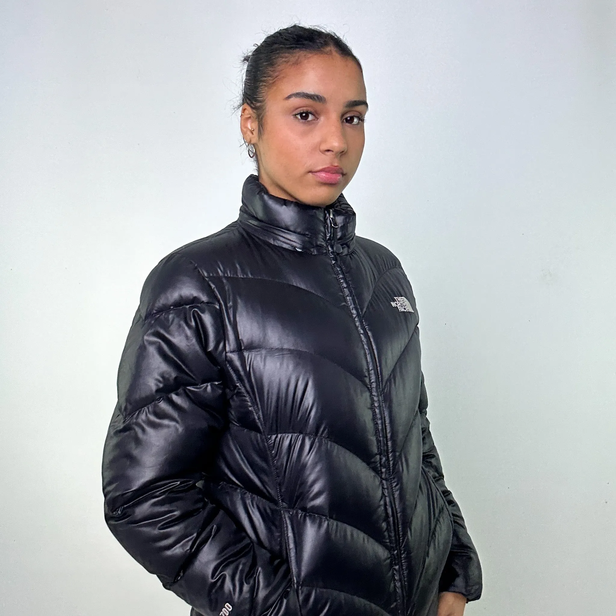 Black y2ks The North Face 700 Series Puffer Jacket Coat (XL)