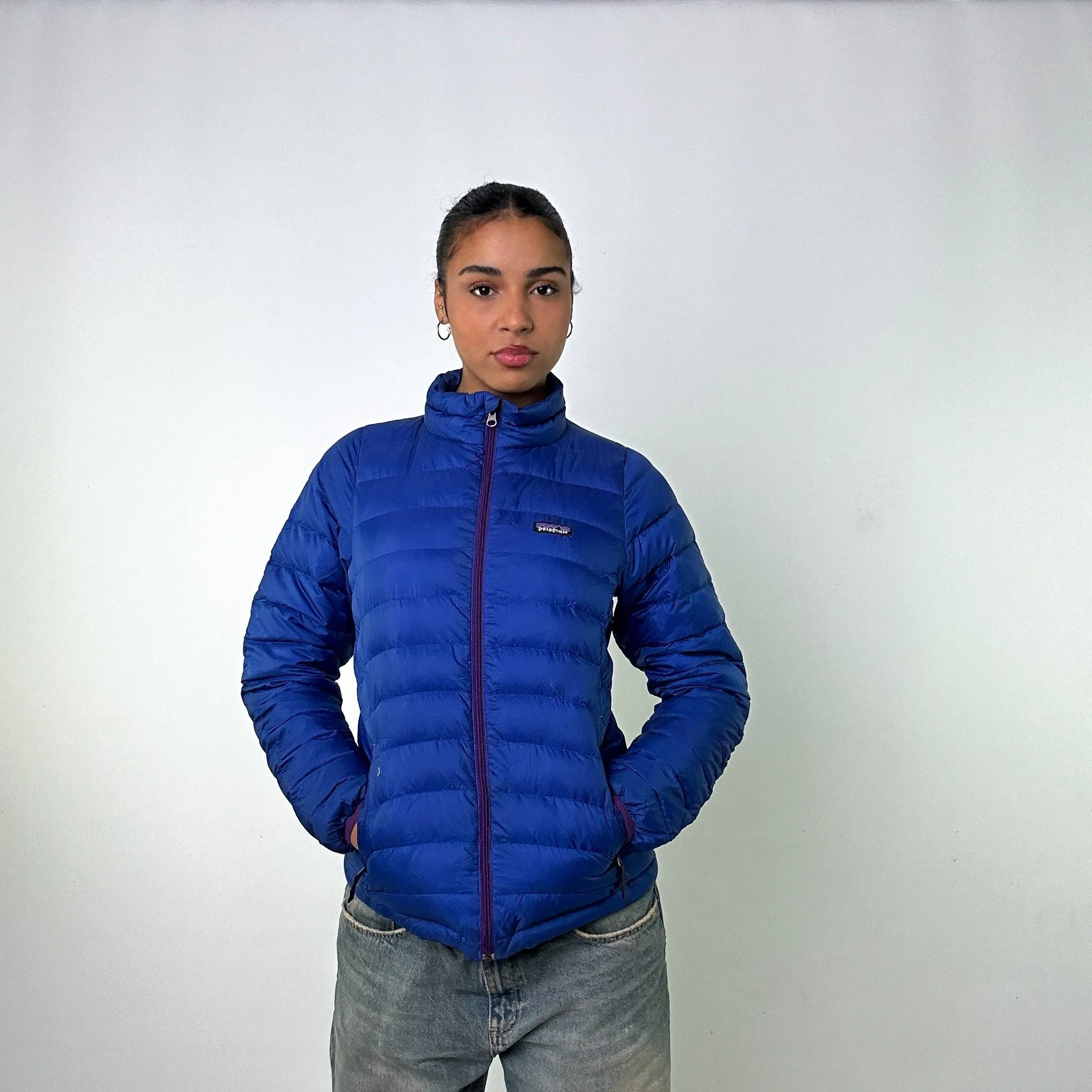 Blue y2ks Patagonia Puffer Jacket Coat (S)