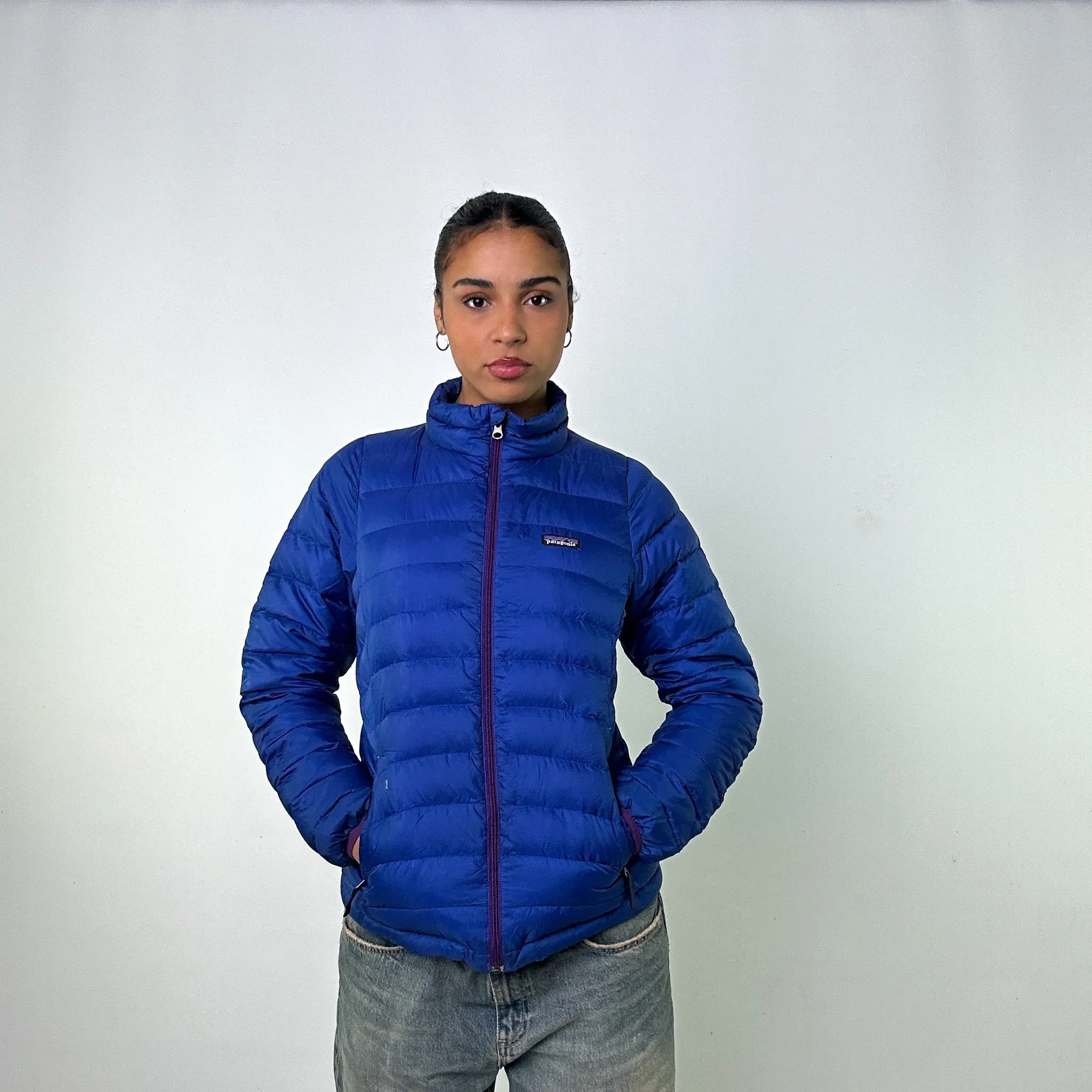 Blue y2ks Patagonia Puffer Jacket Coat (S)