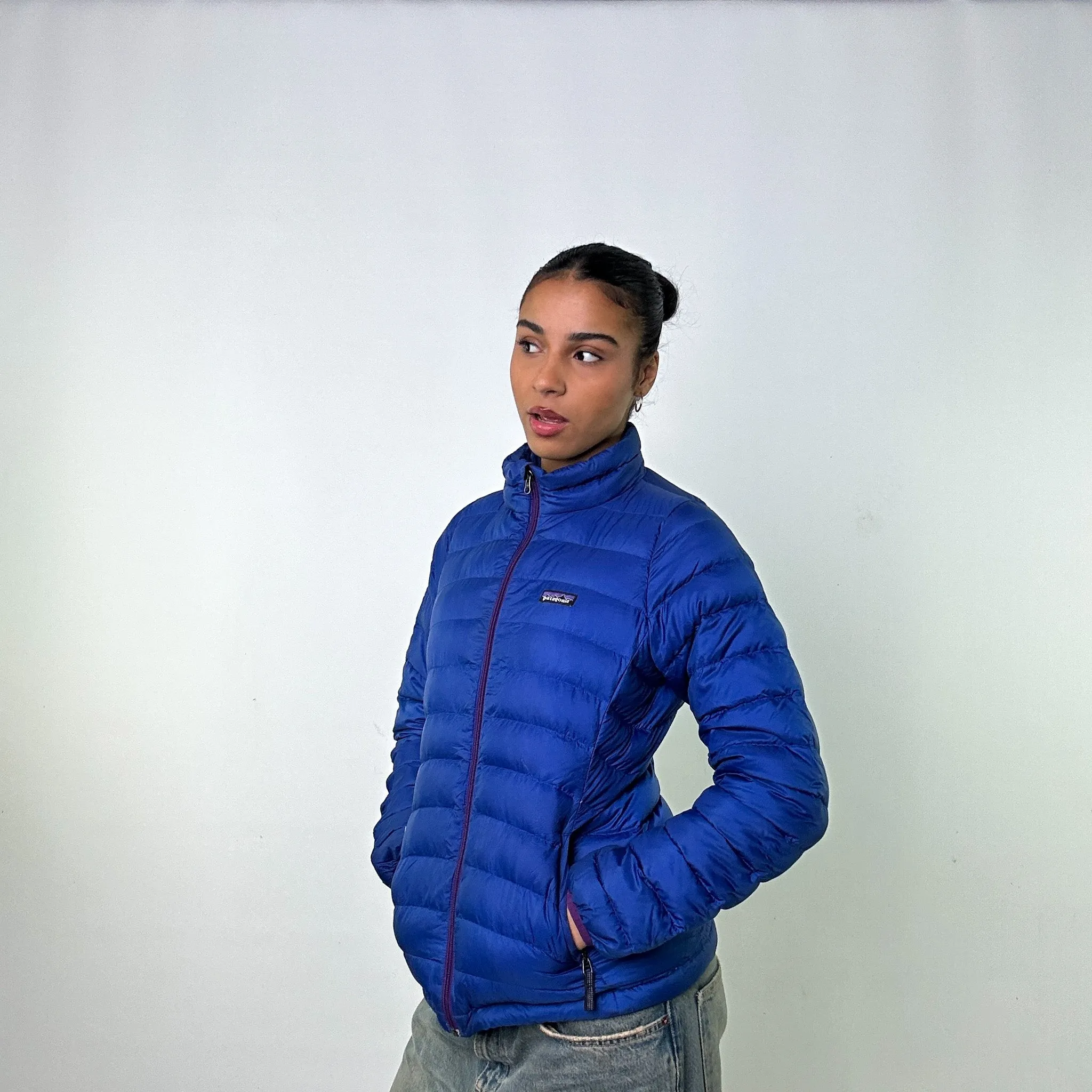 Blue y2ks Patagonia Puffer Jacket Coat (S)