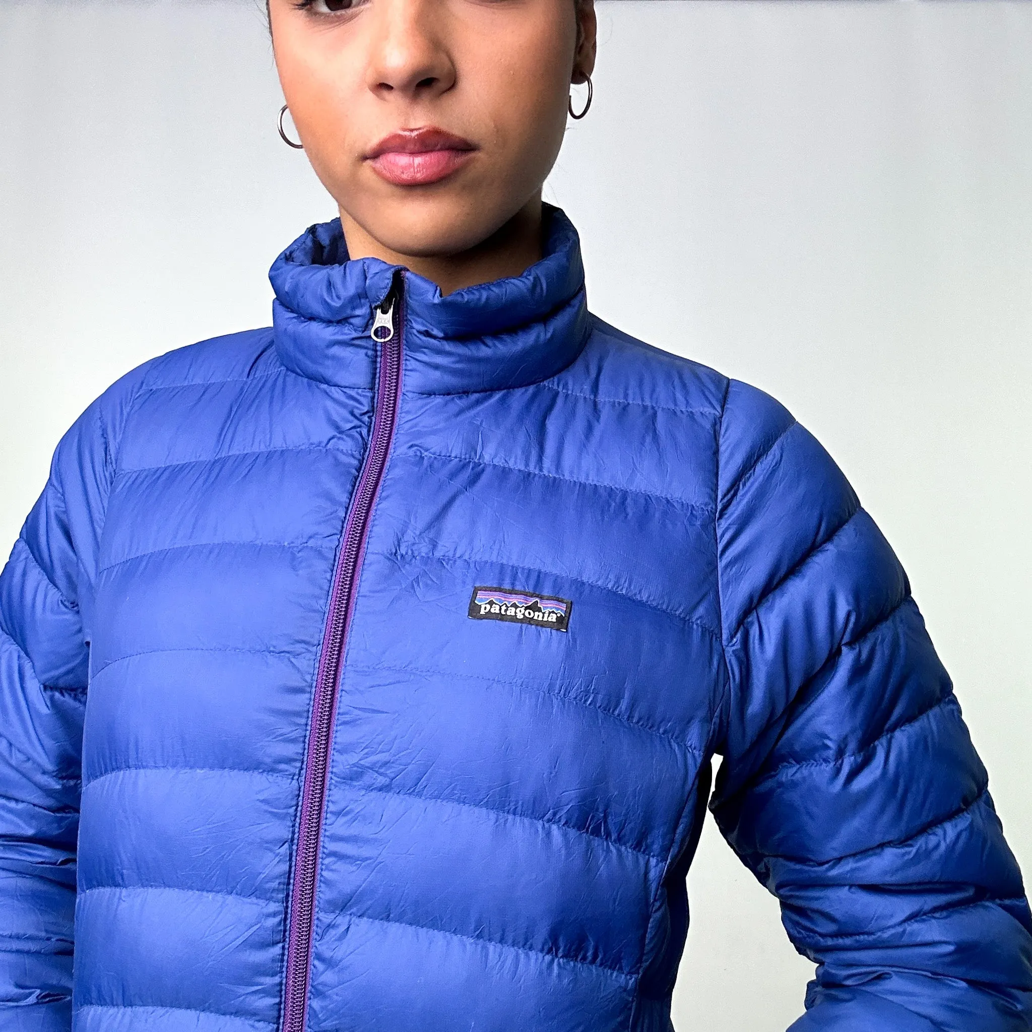 Blue y2ks Patagonia Puffer Jacket Coat (S)