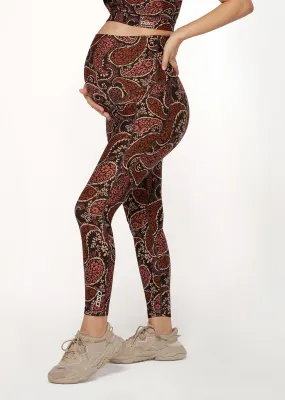 Boheme Phone Pocket Maternity Ankle Biter Leggings | Print | Tights and Leggings | Lorna Jane Australia