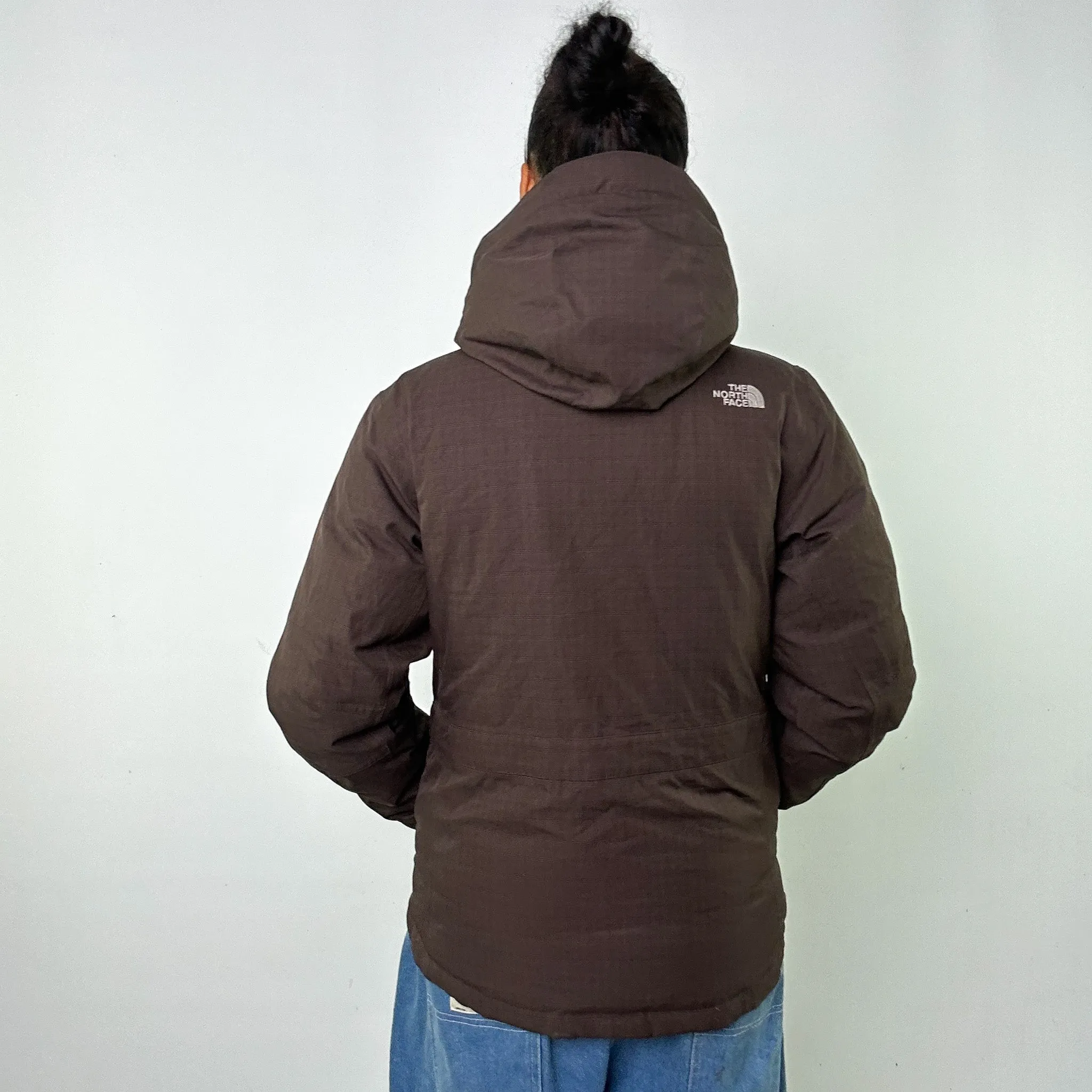 Brown 90s The North Face Puffer Jacket Coat (L)