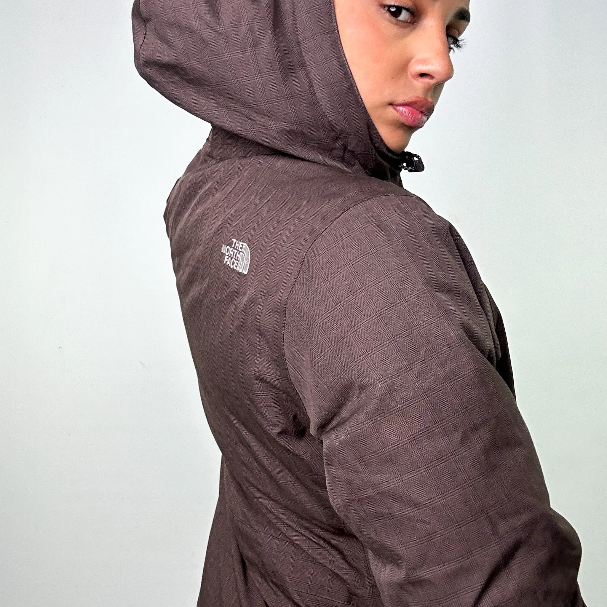 Brown 90s The North Face Puffer Jacket Coat (L)