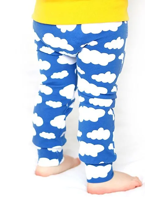 Buy FRED & NOAH Blue Cloud Leggings 0-6 Month | Trousers and leggings | Tu