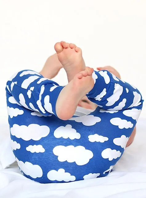 Buy FRED & NOAH Blue Cloud Leggings 0-6 Month | Trousers and leggings | Tu