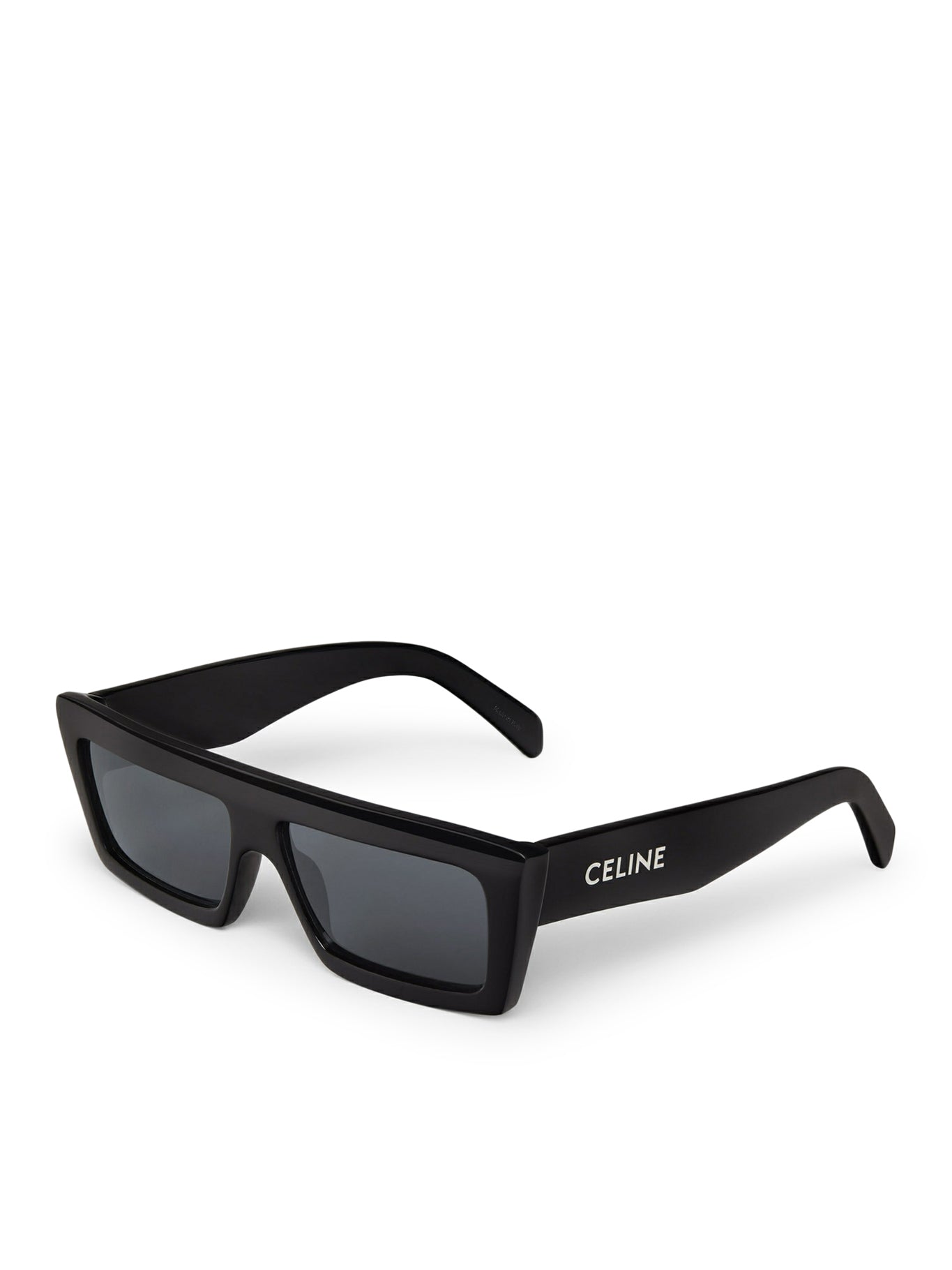 CELINE MONOCHROMS 02 SUNGLASSES IN BLACK ACETATE