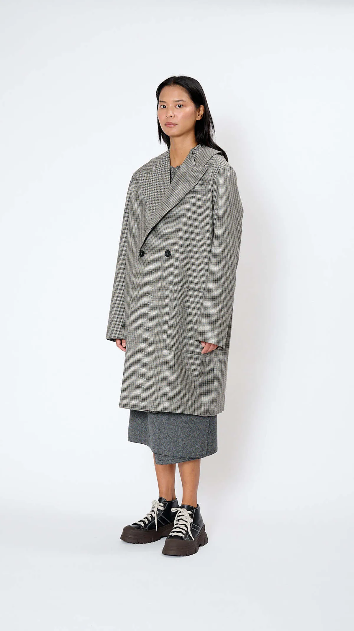 Ceres Long Coat - Mercury