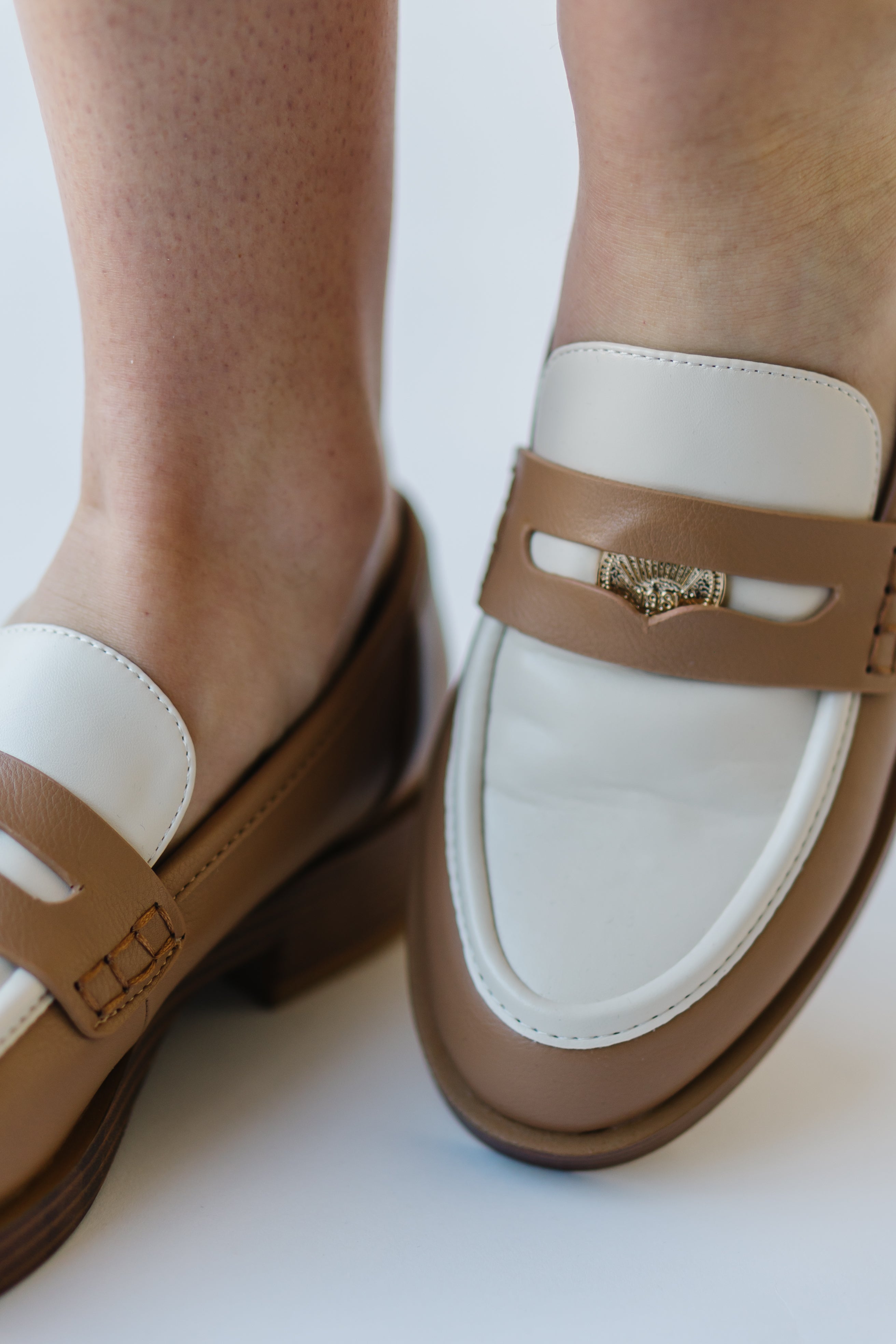 Chinese Laundry: Porter Loafer in Bone + Camel