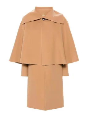 Chloe' Cape-Detailing Coat