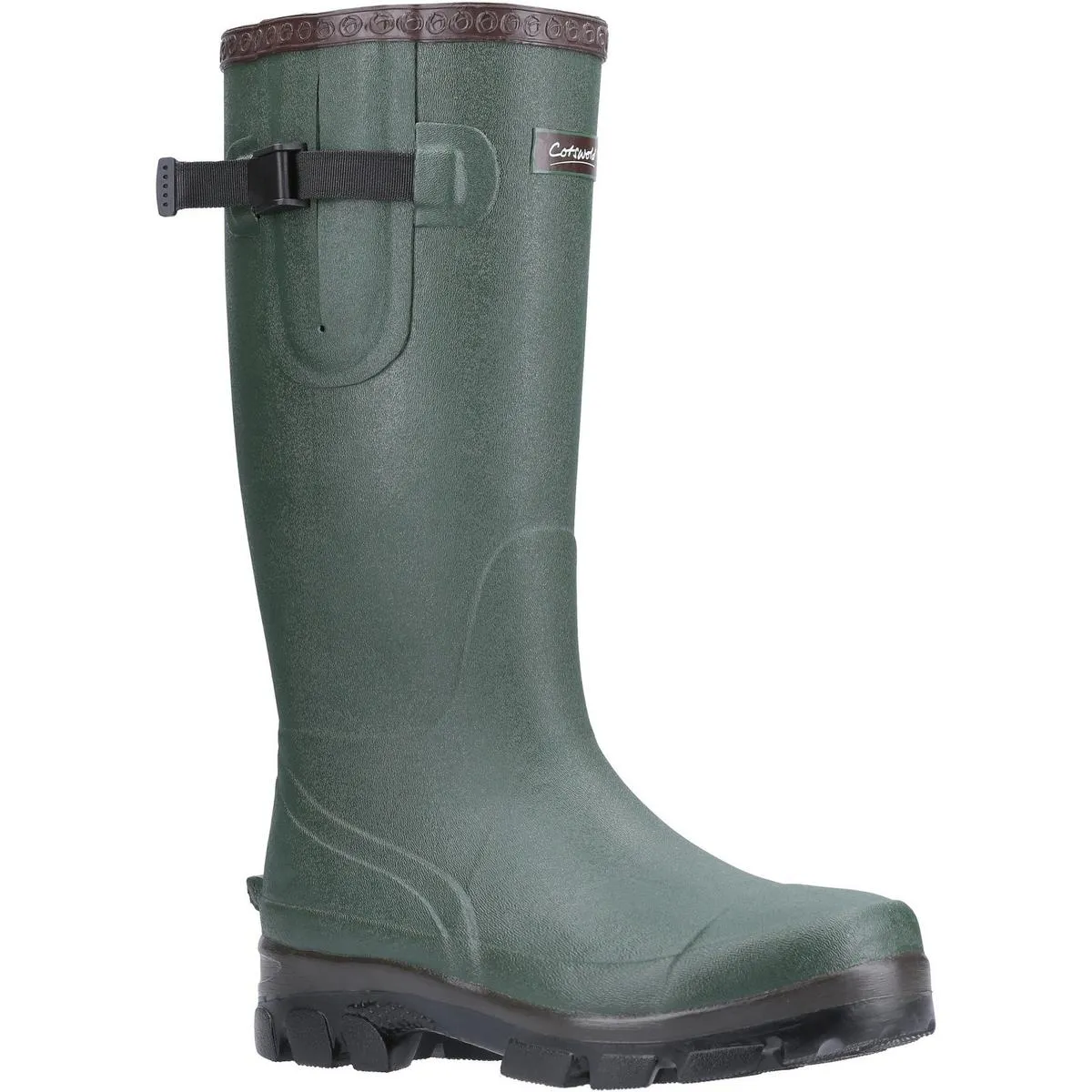 Cotswold Grange Buckle Fastening Wellington Boot Green