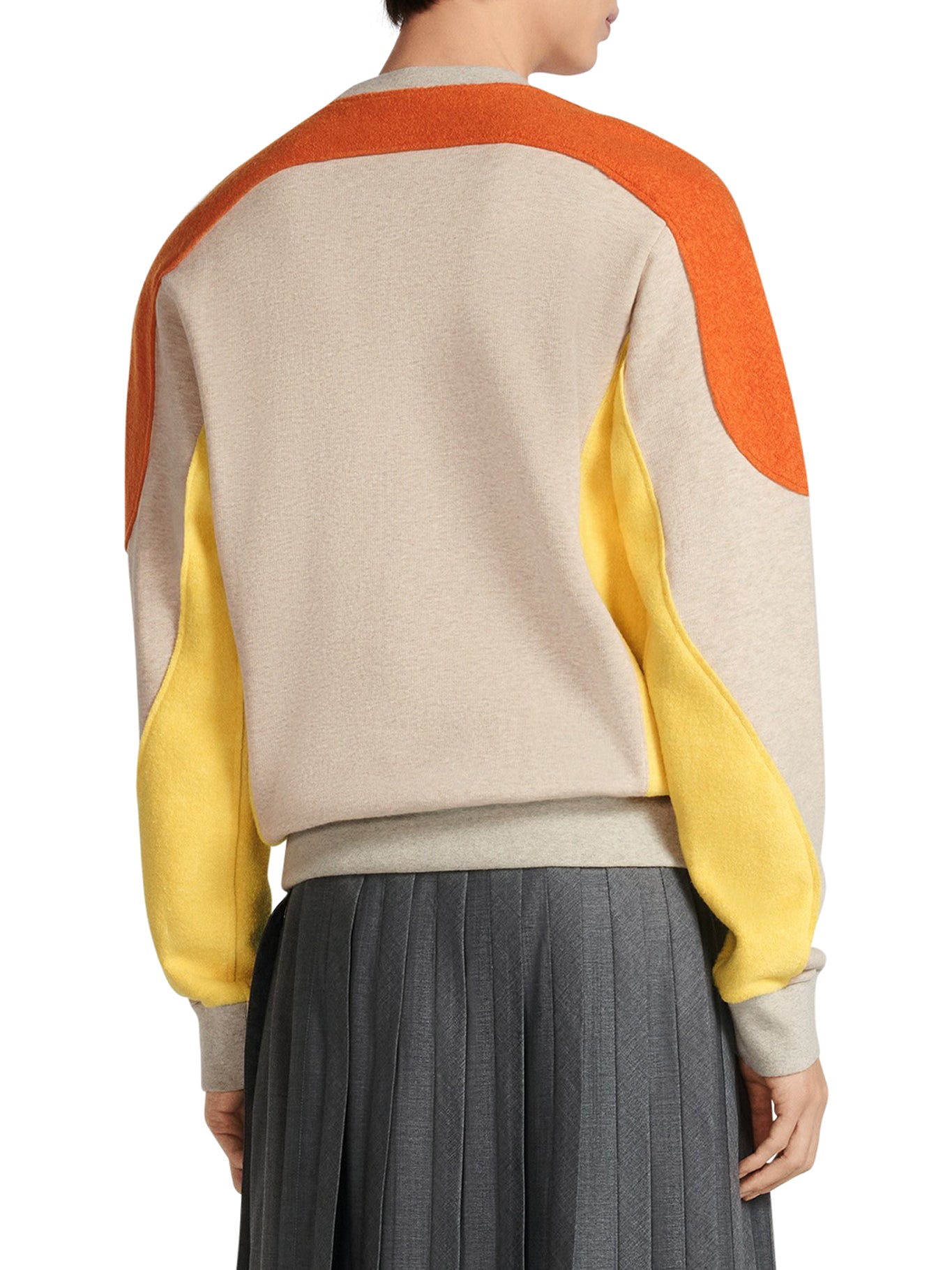 Cotton and cashmere sweatshirt