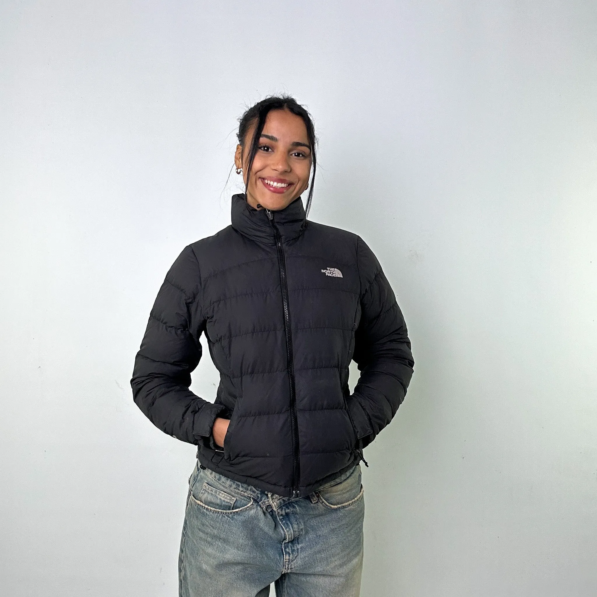 Dark Grey y2ks The North Face 700 Series Puffer Jacket Coat (S)