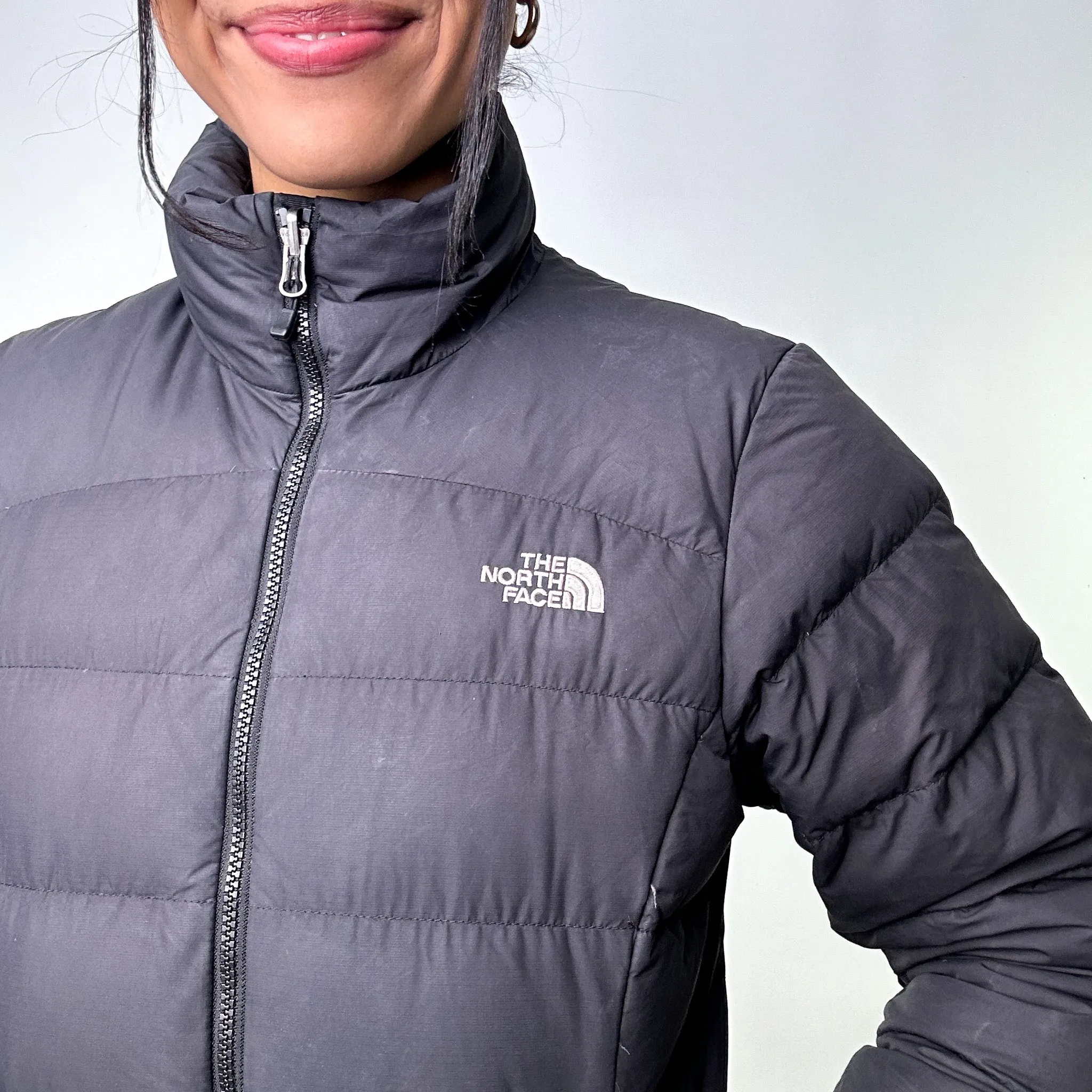 Dark Grey y2ks The North Face 700 Series Puffer Jacket Coat (S)