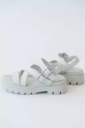 Dirty Laundry: Khan Sandal in Bone