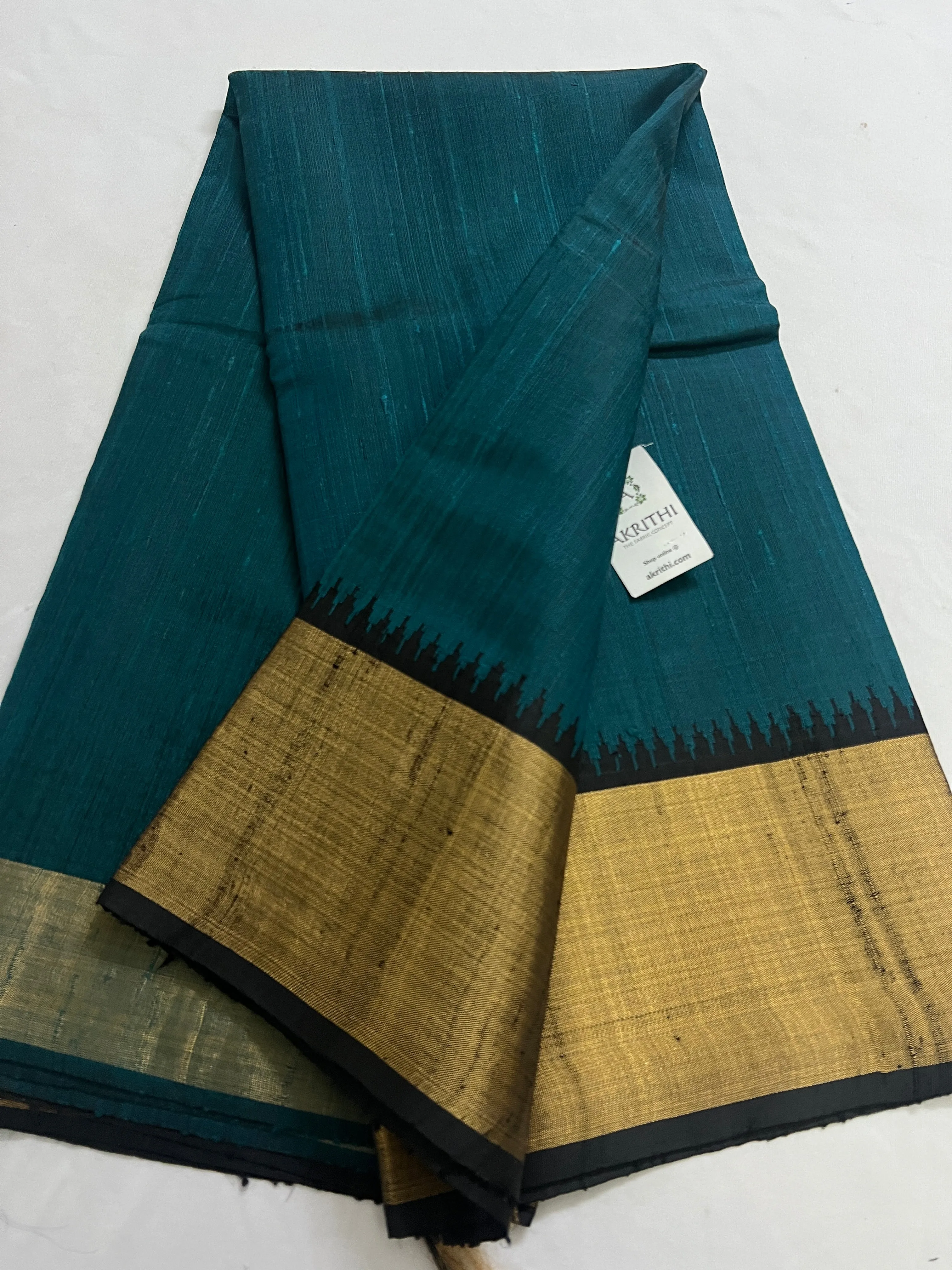 Dupion silk saree