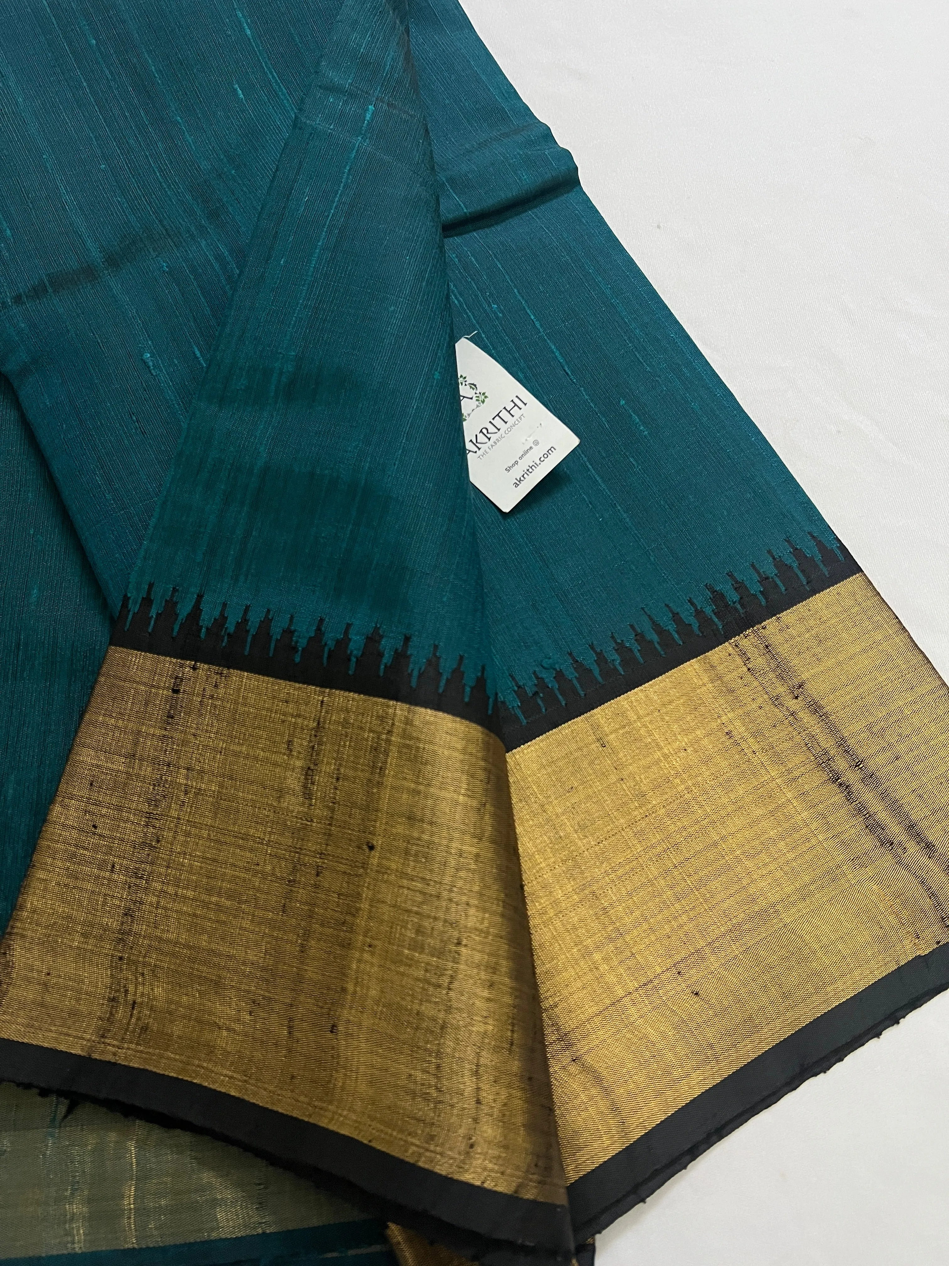 Dupion silk saree